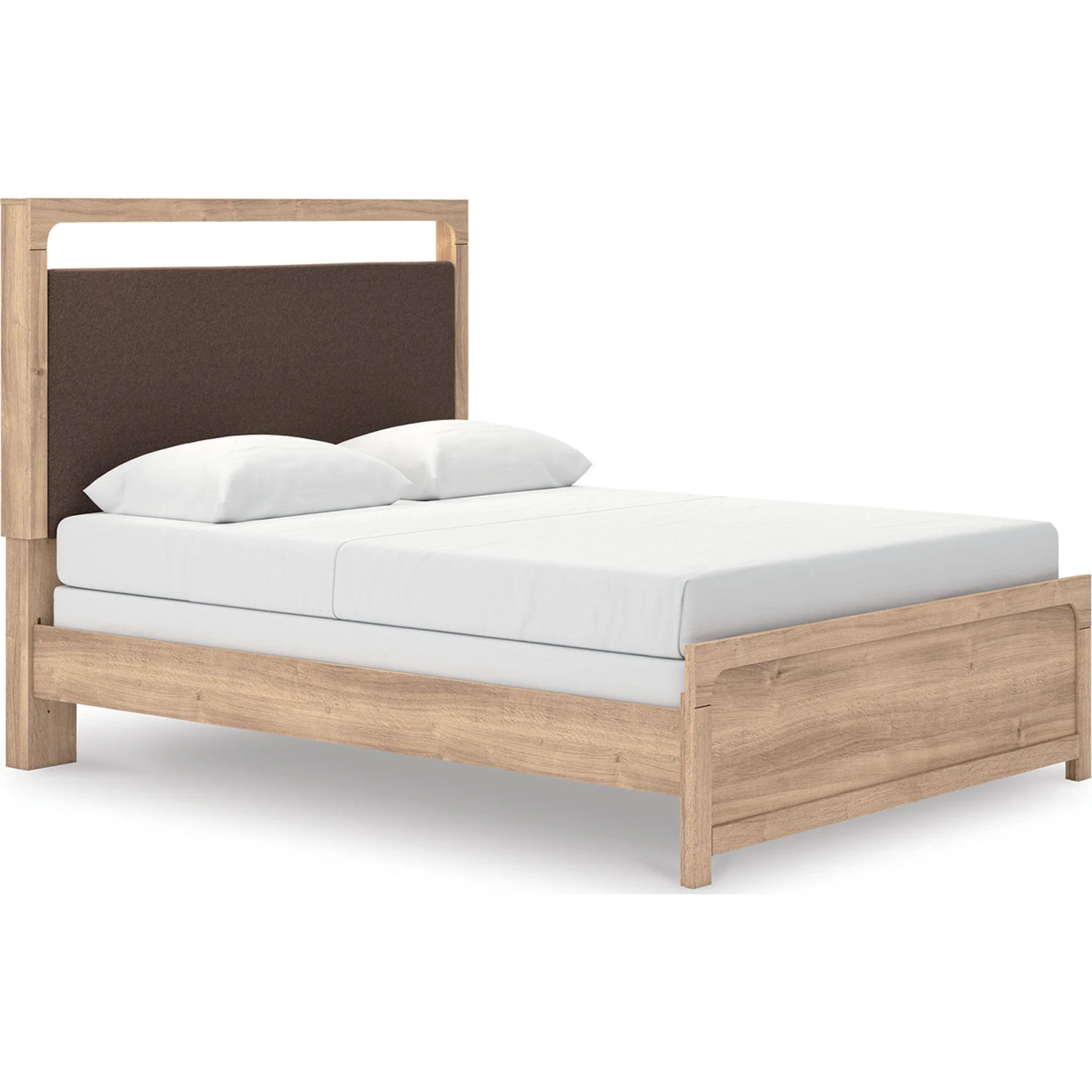 Kinlanni Queen Panel Bed - Tan - Image 2