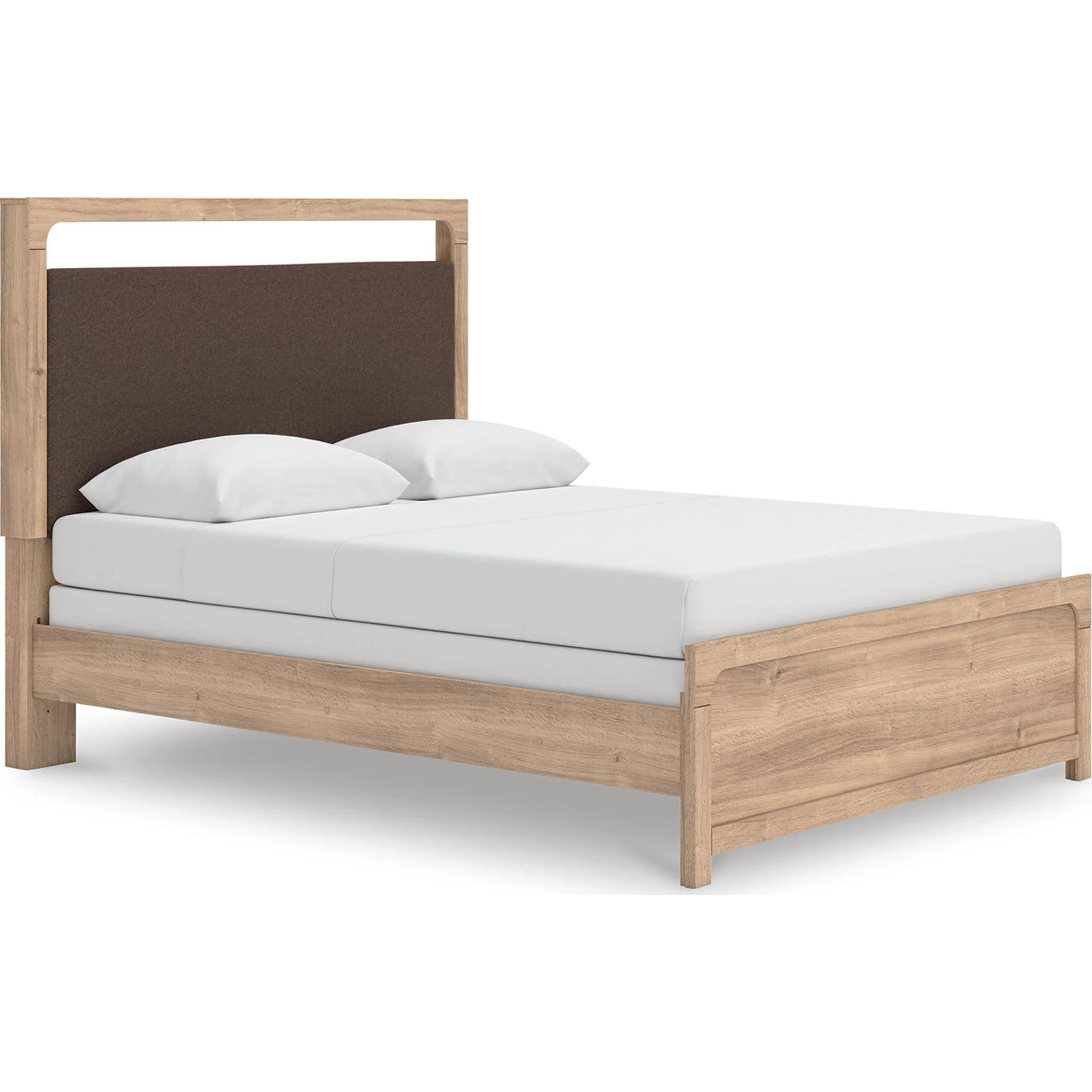 Kinlanni Queen Panel Bed - Tan - Image 4
