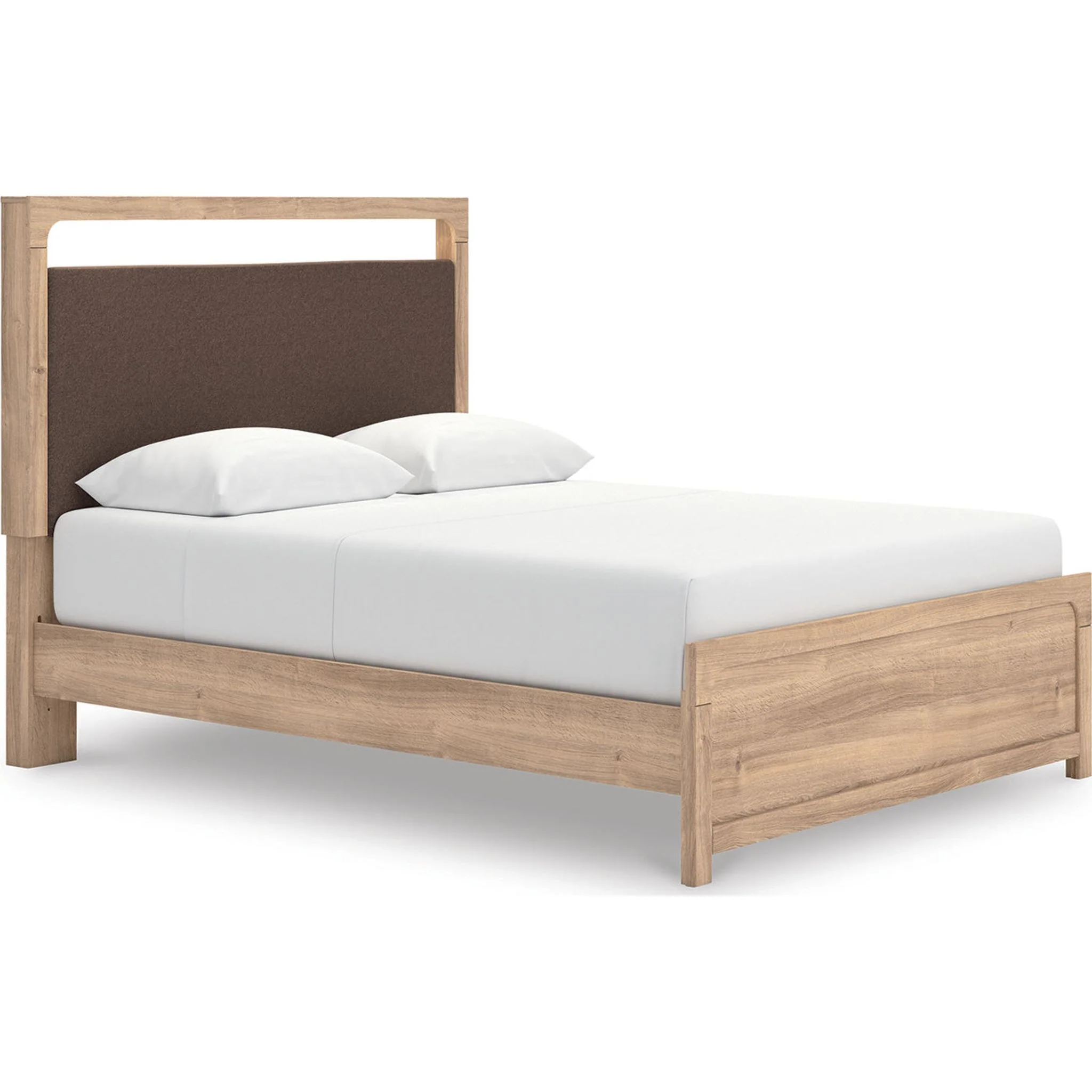 Kinlanni Queen Platform Bed - Tan - Image 2