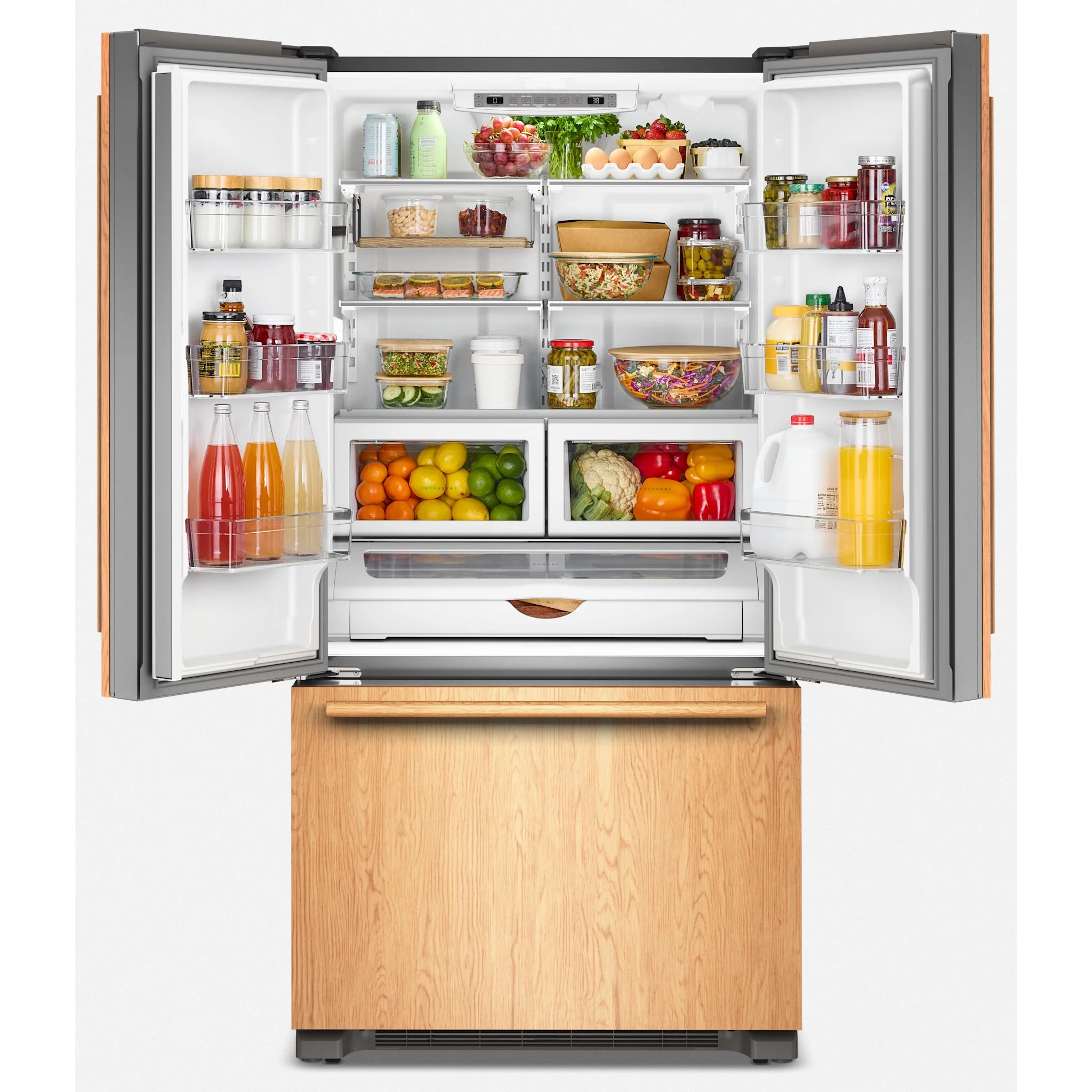 KitchenAid 22 Cu. Ft. 36-Inch Panel-Ready Counter-Depth French Door Refrigerator with Internal Water Dispenser -Panel Ready (KRFC136TPA) - Image 10