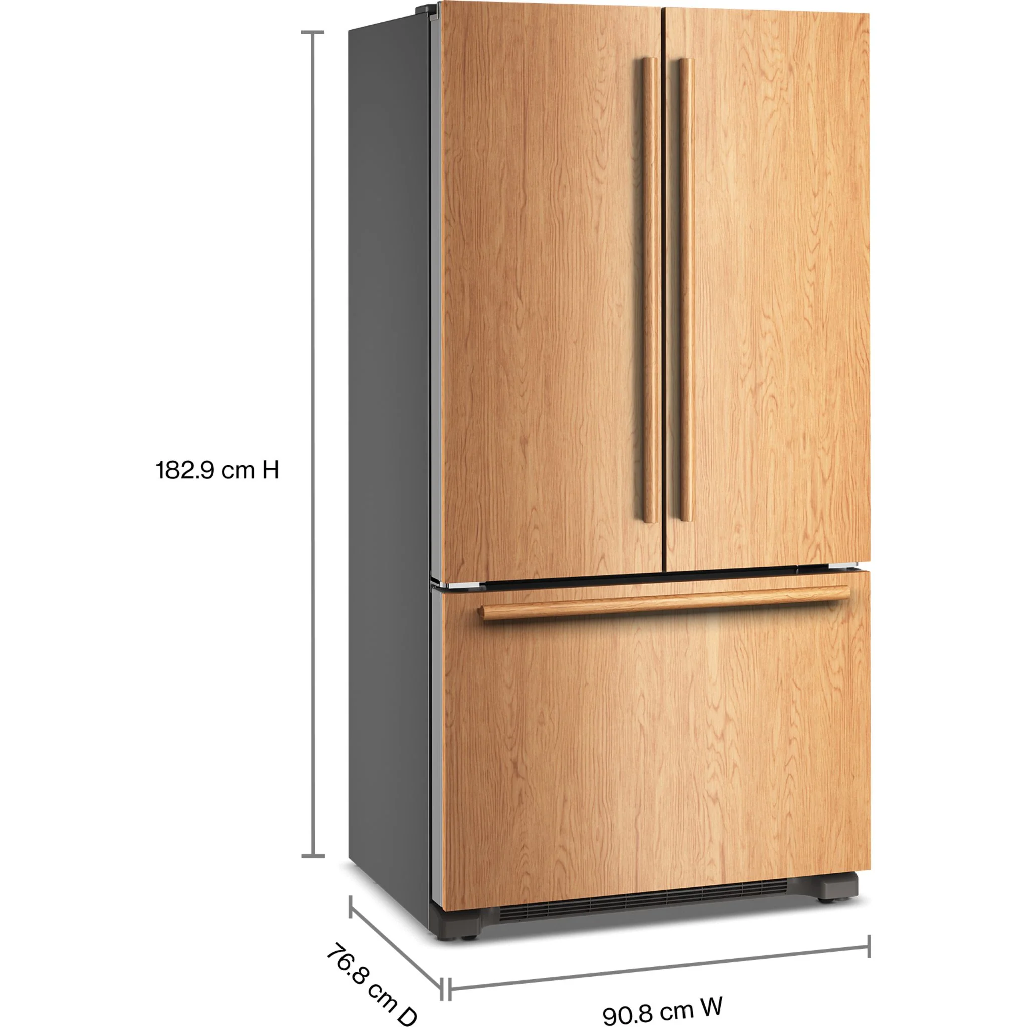 KitchenAid 22 Cu. Ft. 36-Inch Panel-Ready Counter-Depth French Door Refrigerator with Internal Water Dispenser -Panel Ready (KRFC136TPA) - Image 9