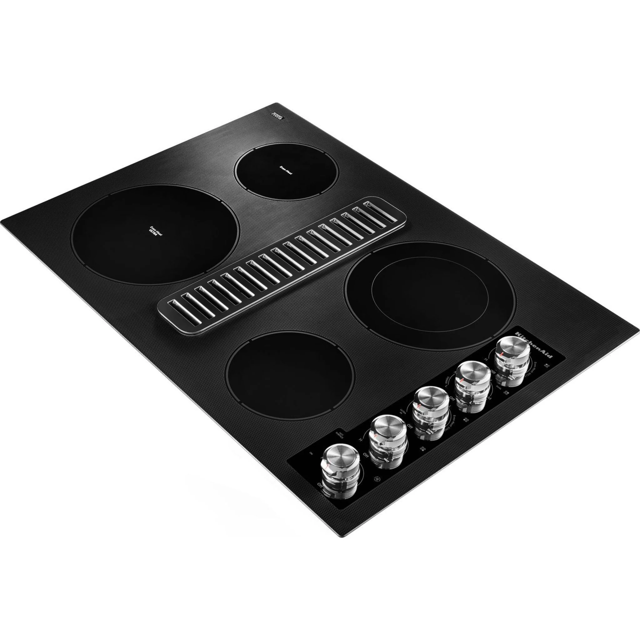 KitchenAid 30" Electric Downdraft Cooktop with 4 Elements -Black (KCED600GBL) - Image 8