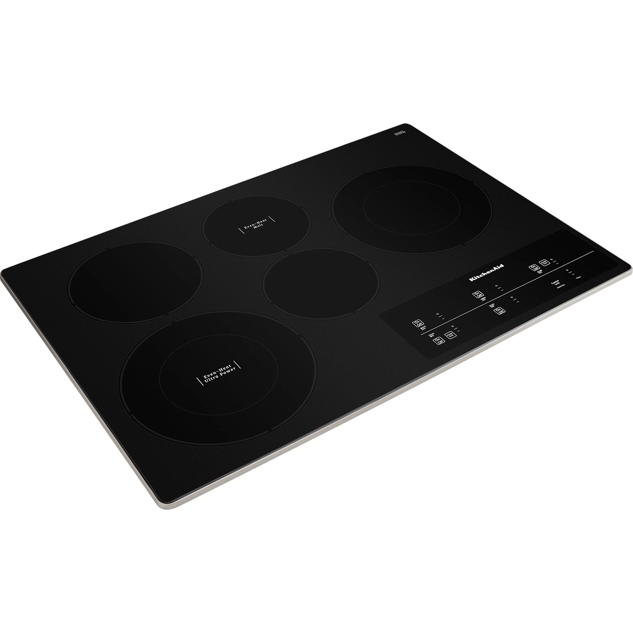 KitchenAid 30" Electric Cooktop with 5 Elements and Touch-Activated Controls -STAINLESS STEEL (KCES950KSS) - Image 2