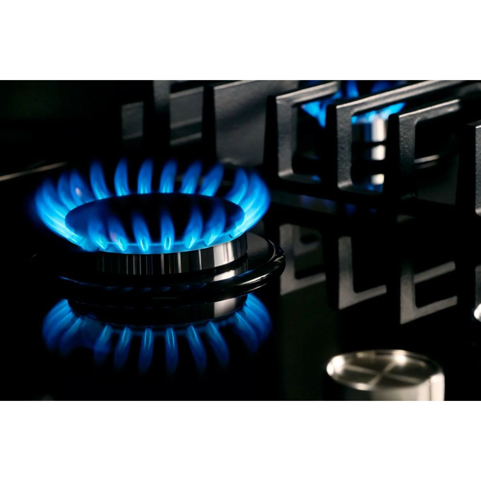 KitchenAid 30" Gas-on-Glass Cooktop -Black (KCGG530PBL) - Image 4