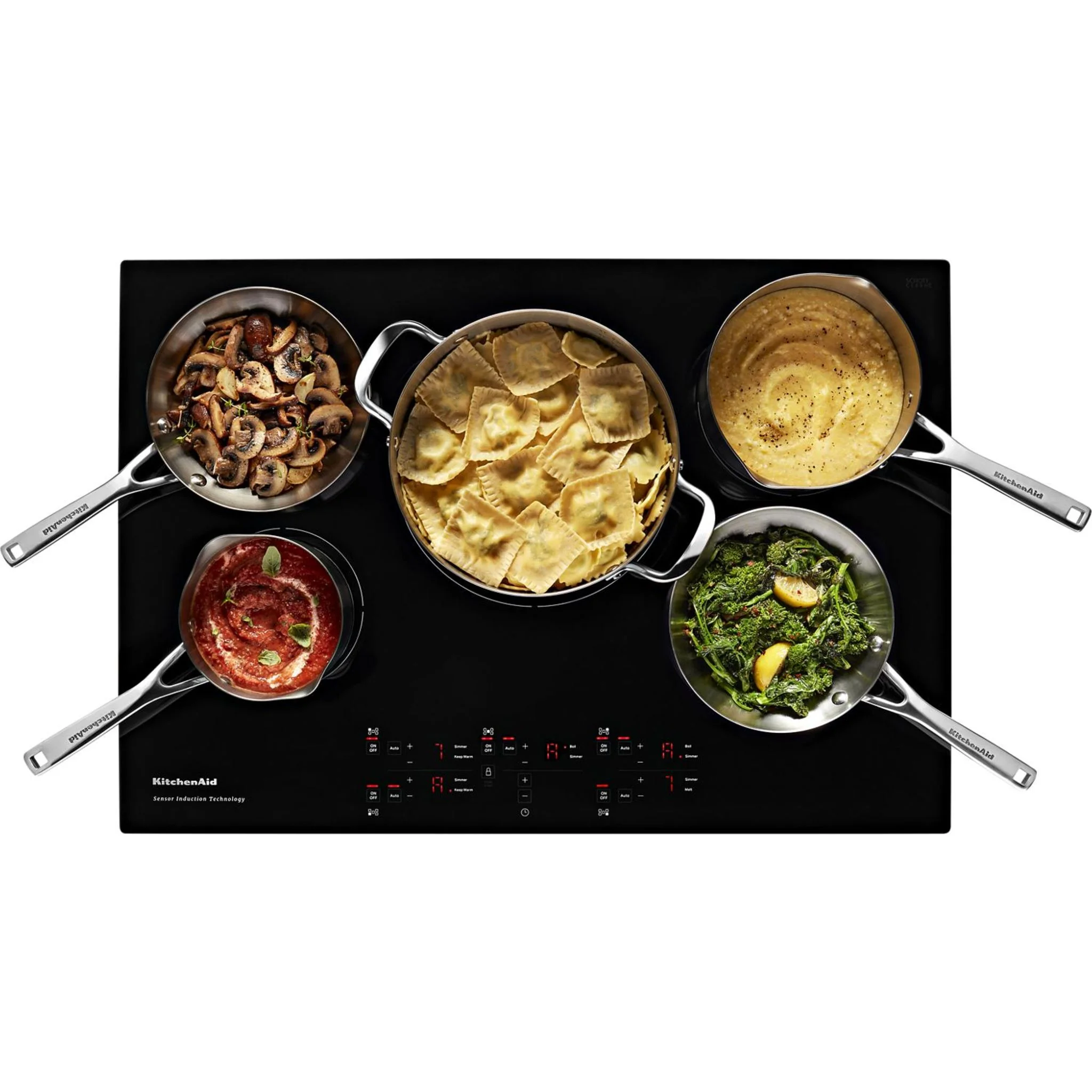 KitchenAid 30-Inch 5-Element Sensor Induction Cooktop -Black (KCIG550JBL) - Image 2