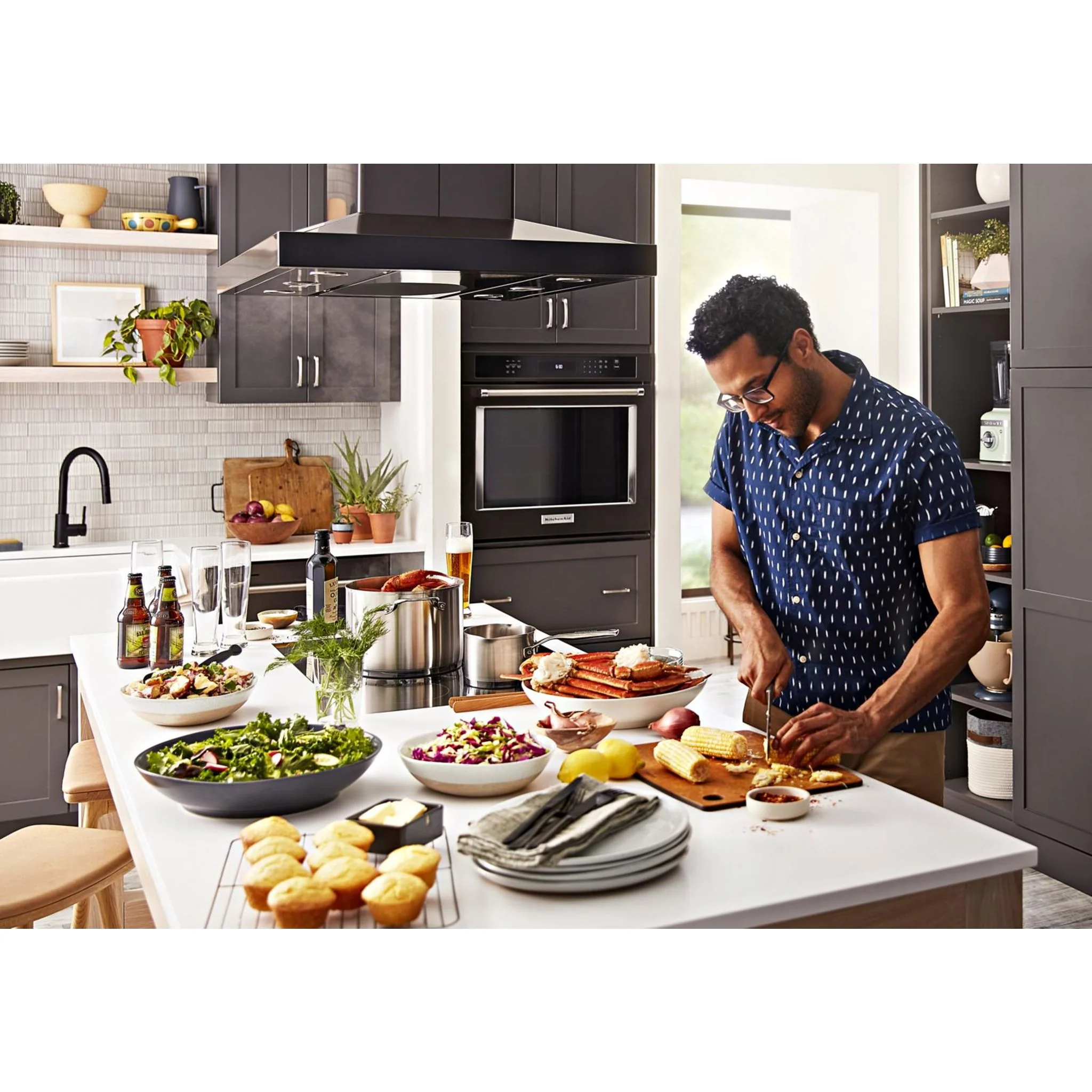KitchenAid 30-Inch 5-Element Sensor Induction Cooktop -Black (KCIG550JBL) - Image 30