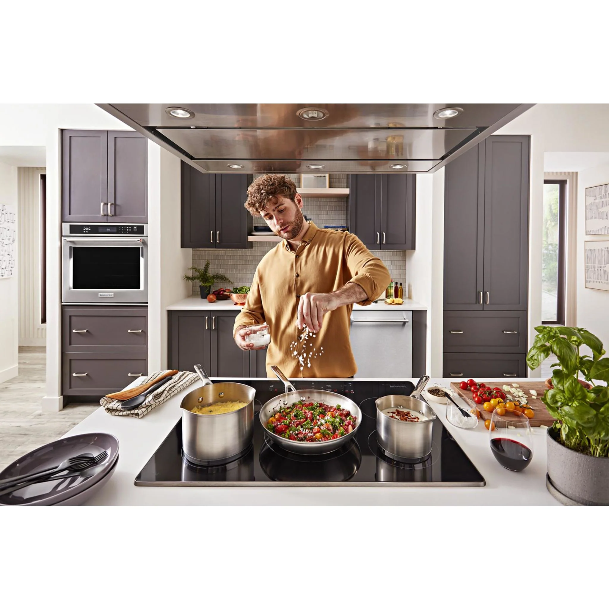 KitchenAid 30-Inch 5-Element Sensor Induction Cooktop -Stainless Steel (KCIG550JSS) - Image 11