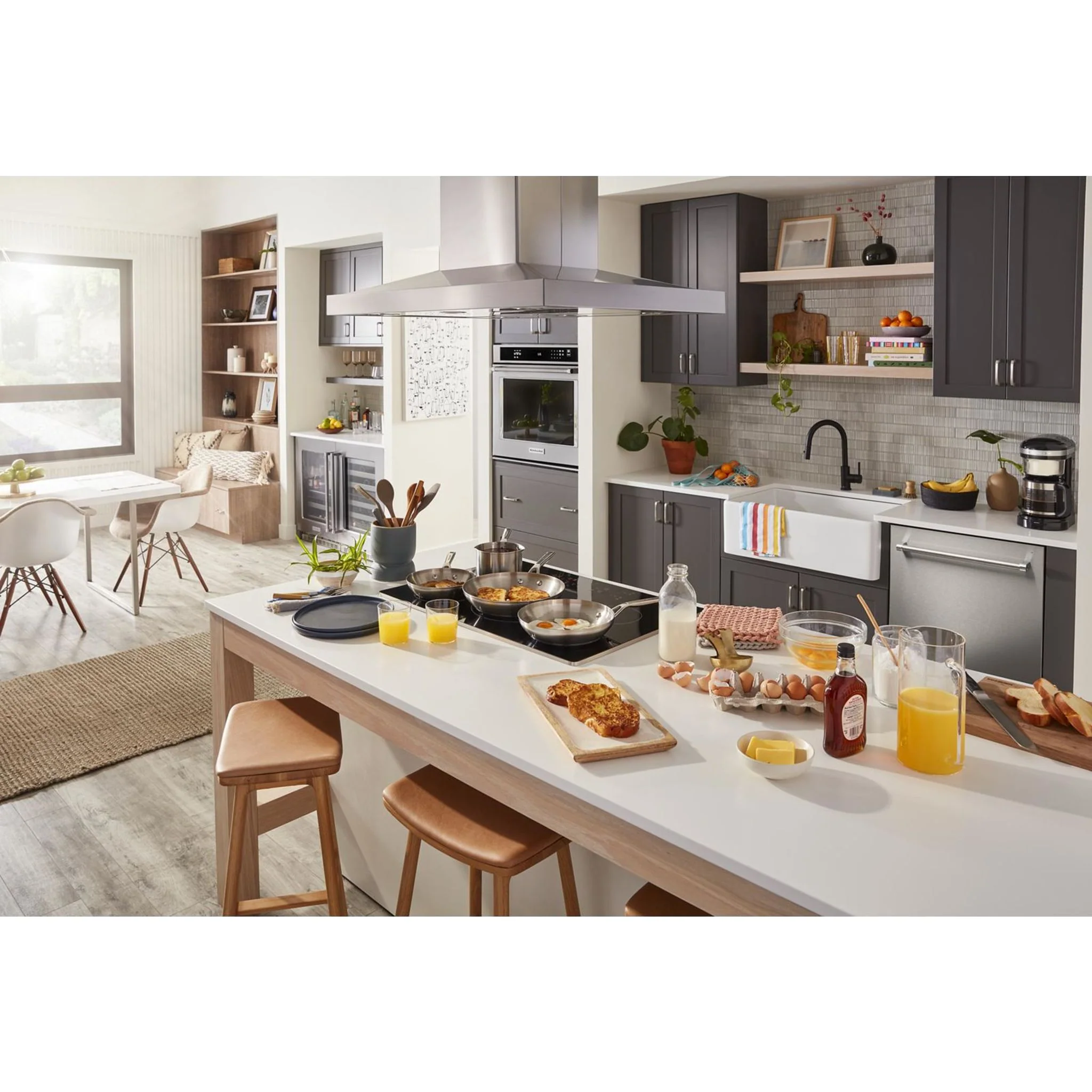 KitchenAid 30-Inch 5-Element Sensor Induction Cooktop -Stainless Steel (KCIG550JSS) - Image 12
