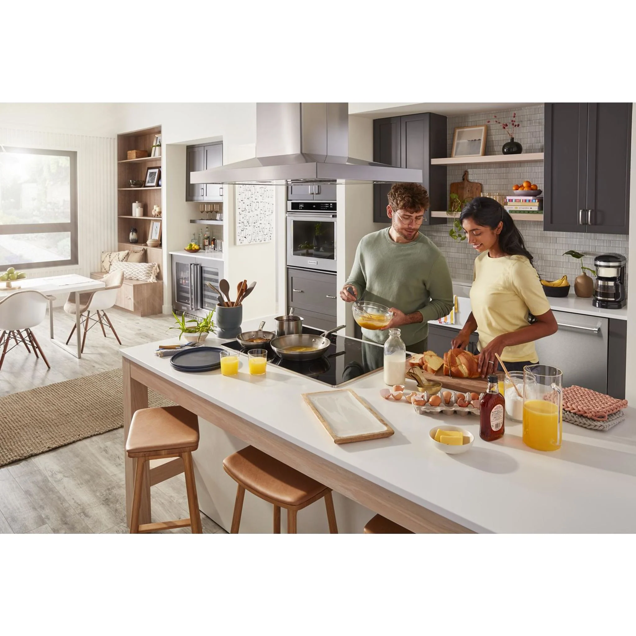 KitchenAid 30-Inch 5-Element Sensor Induction Cooktop -Stainless Steel (KCIG550JSS) - Image 13