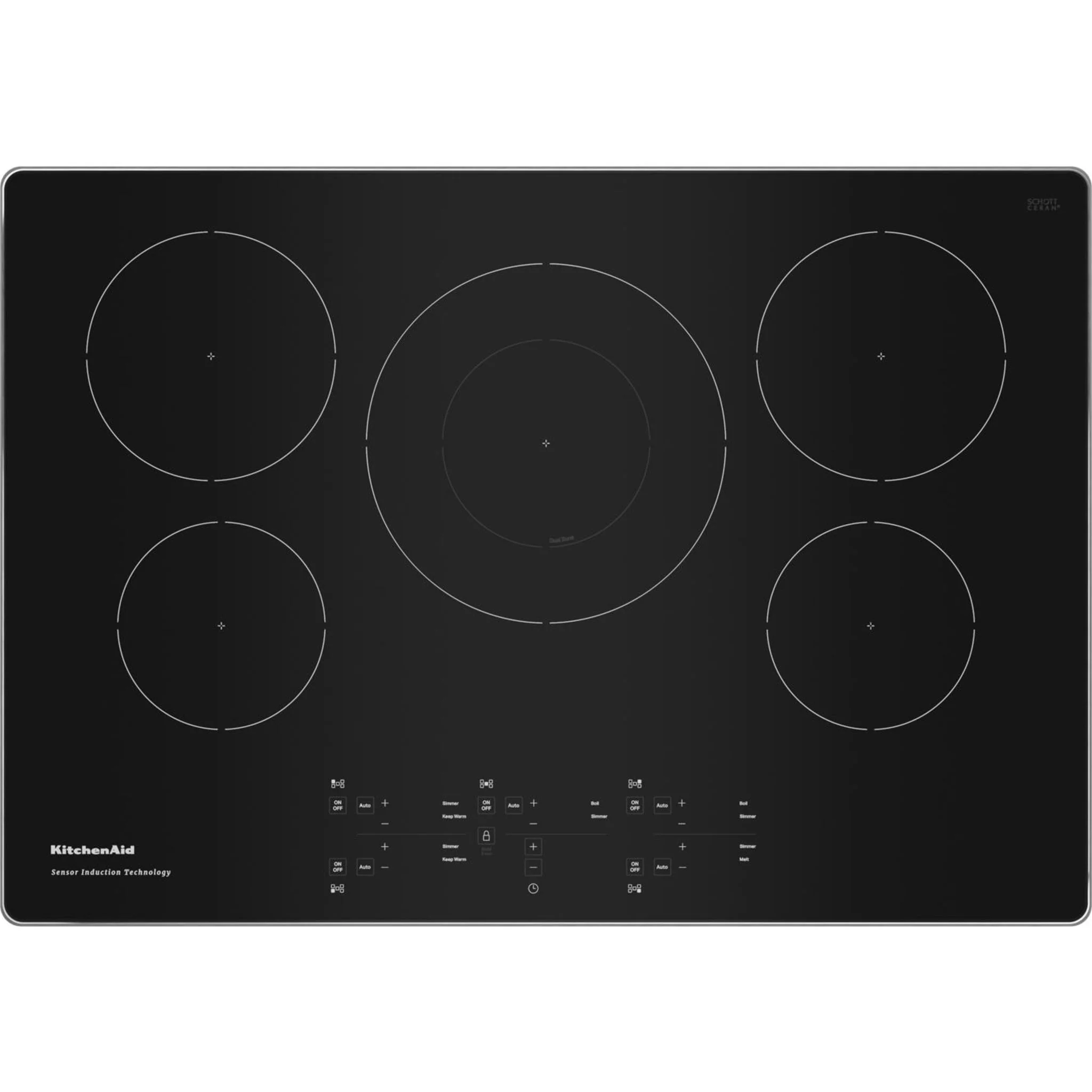 KitchenAid 30-Inch 5-Element Sensor Induction Cooktop -Stainless Steel (KCIG550JSS) - Image 25