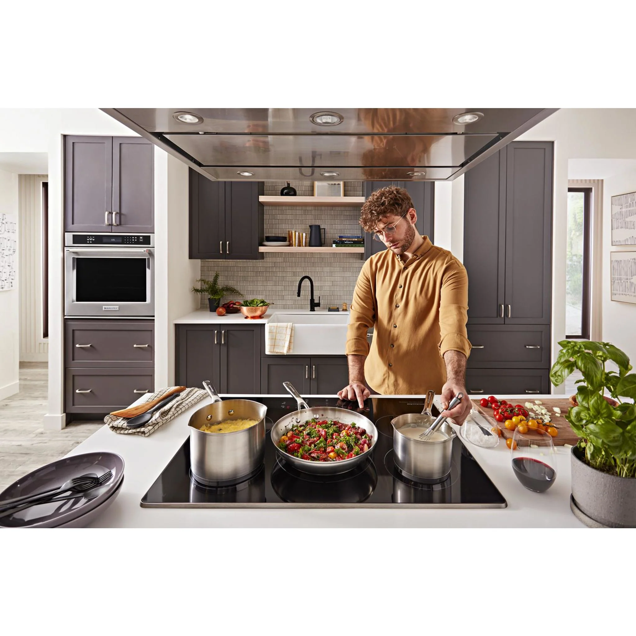 KitchenAid 30-Inch 5-Element Sensor Induction Cooktop -Stainless Steel (KCIG550JSS) - Image 3