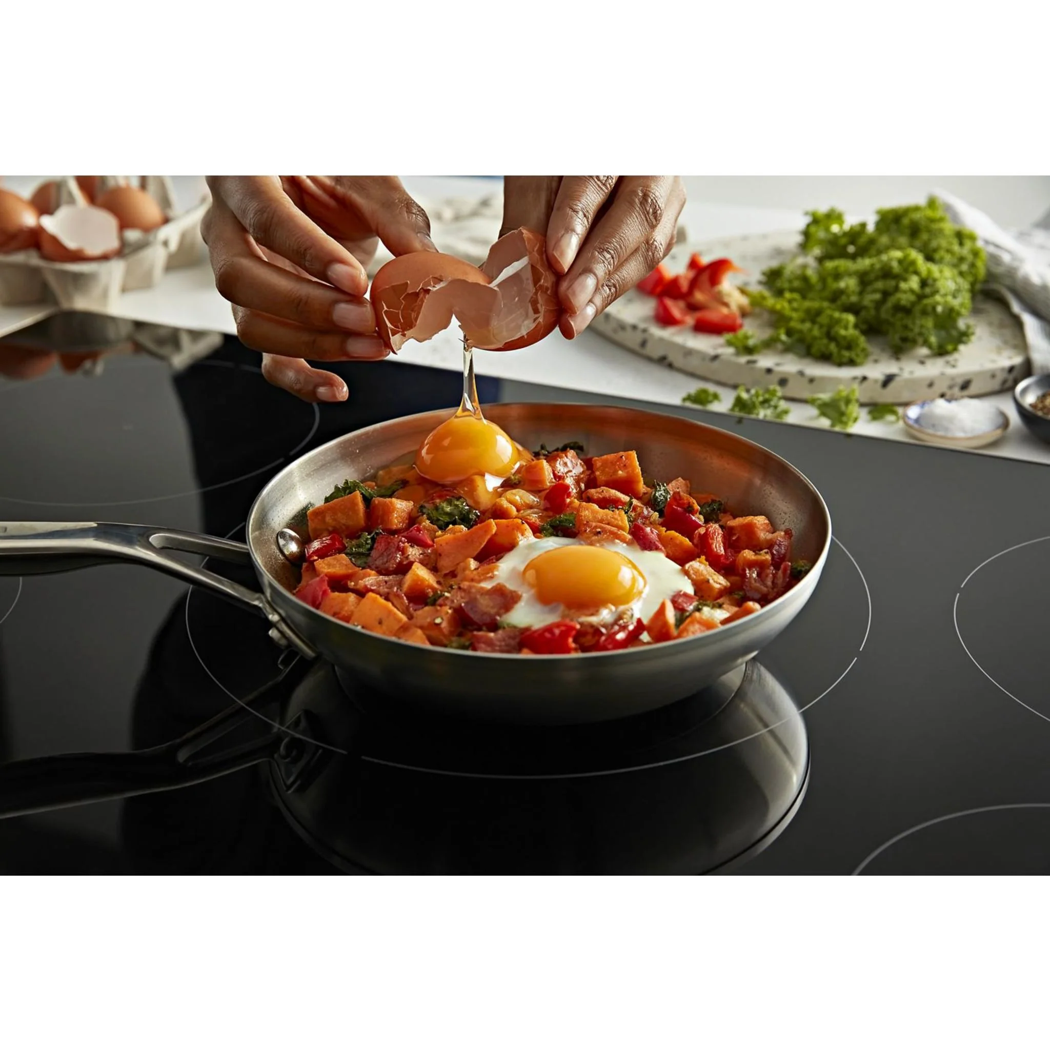 KitchenAid 30-Inch 5-Element Sensor Induction Cooktop -Stainless Steel (KCIG550JSS) - Image 33