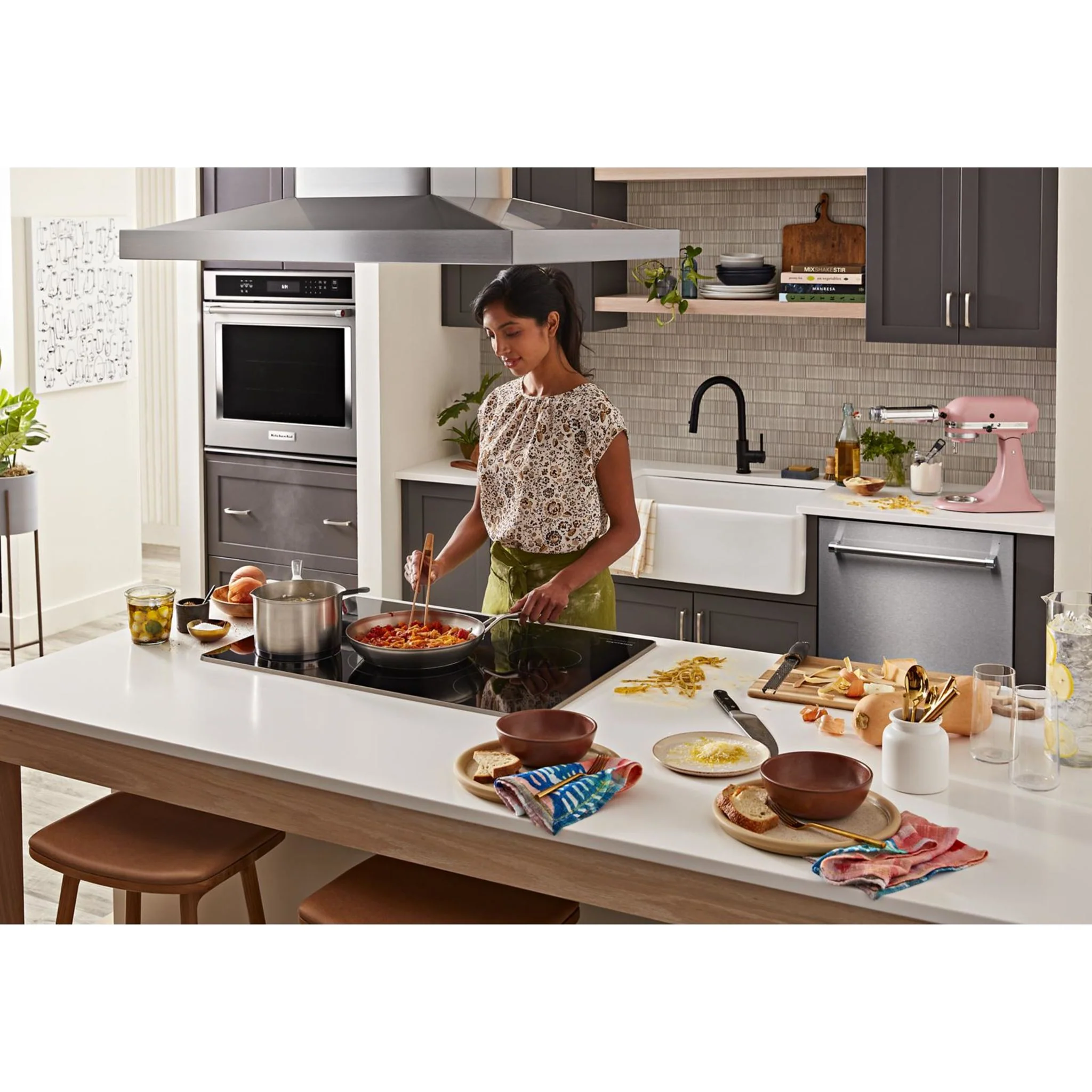 KitchenAid 30-Inch 5-Element Sensor Induction Cooktop -Stainless Steel (KCIG550JSS) - Image 5