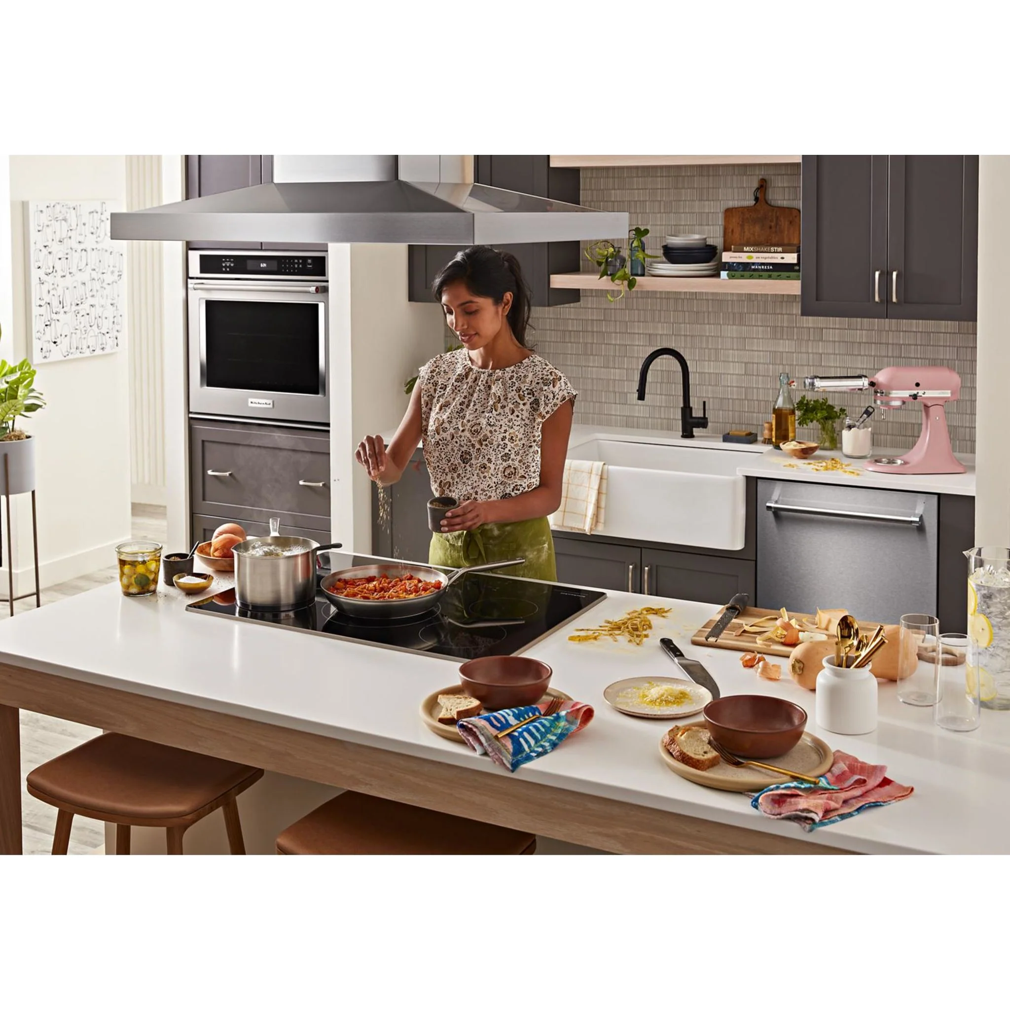 KitchenAid 30-Inch 5-Element Sensor Induction Cooktop -Stainless Steel (KCIG550JSS) - Image 6