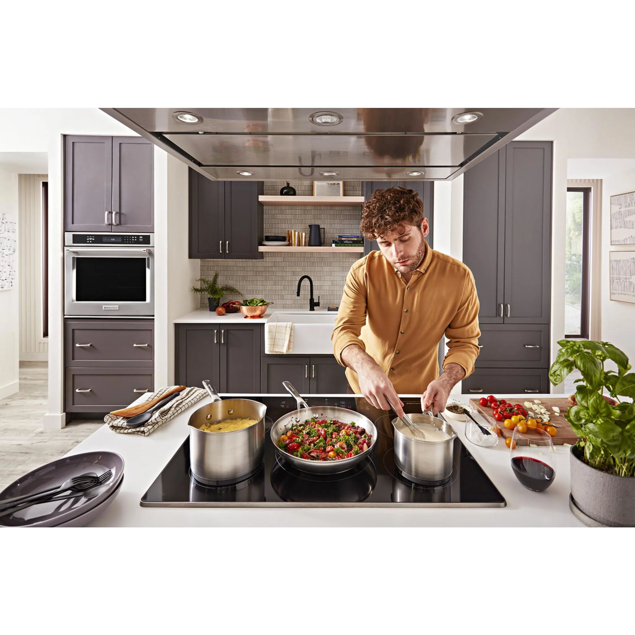 KitchenAid 30-Inch 5-Element Sensor Induction Cooktop -Stainless Steel (KCIG550JSS) - Image 9