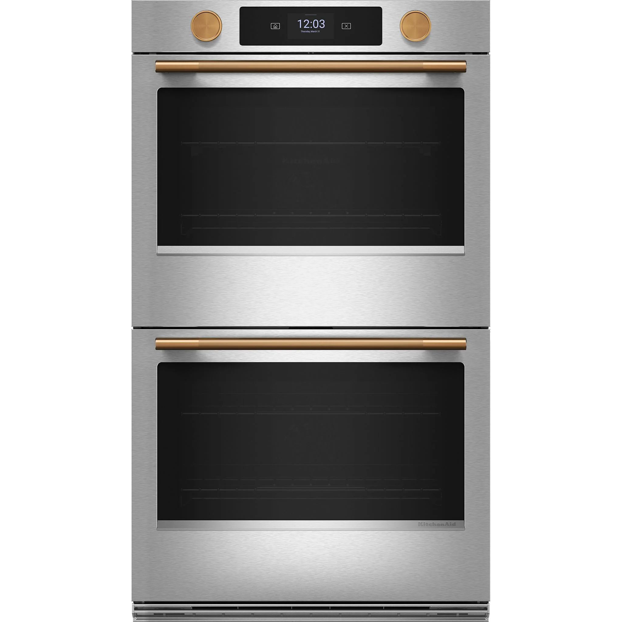 KitchenAid 30-inch Smart Electric Double Wall Oven with Assisted Cooking Modes - PrintShieldFinish -PrintShield Stainless (KOED730SPS) - Image 2