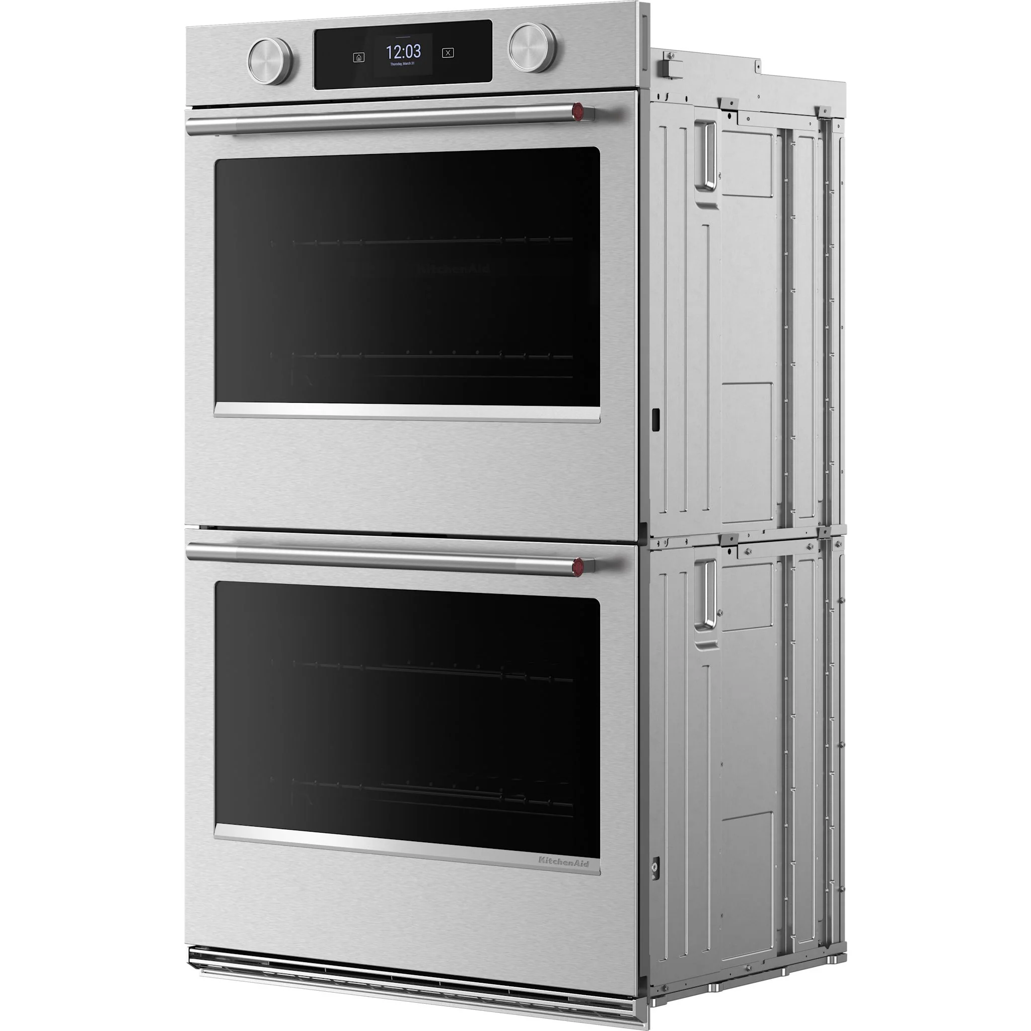 KitchenAid 30-inch Smart Electric Double Wall Oven with Assisted Cooking Modes - PrintShieldFinish -PrintShield Stainless (KOED730SPS) - Image 3