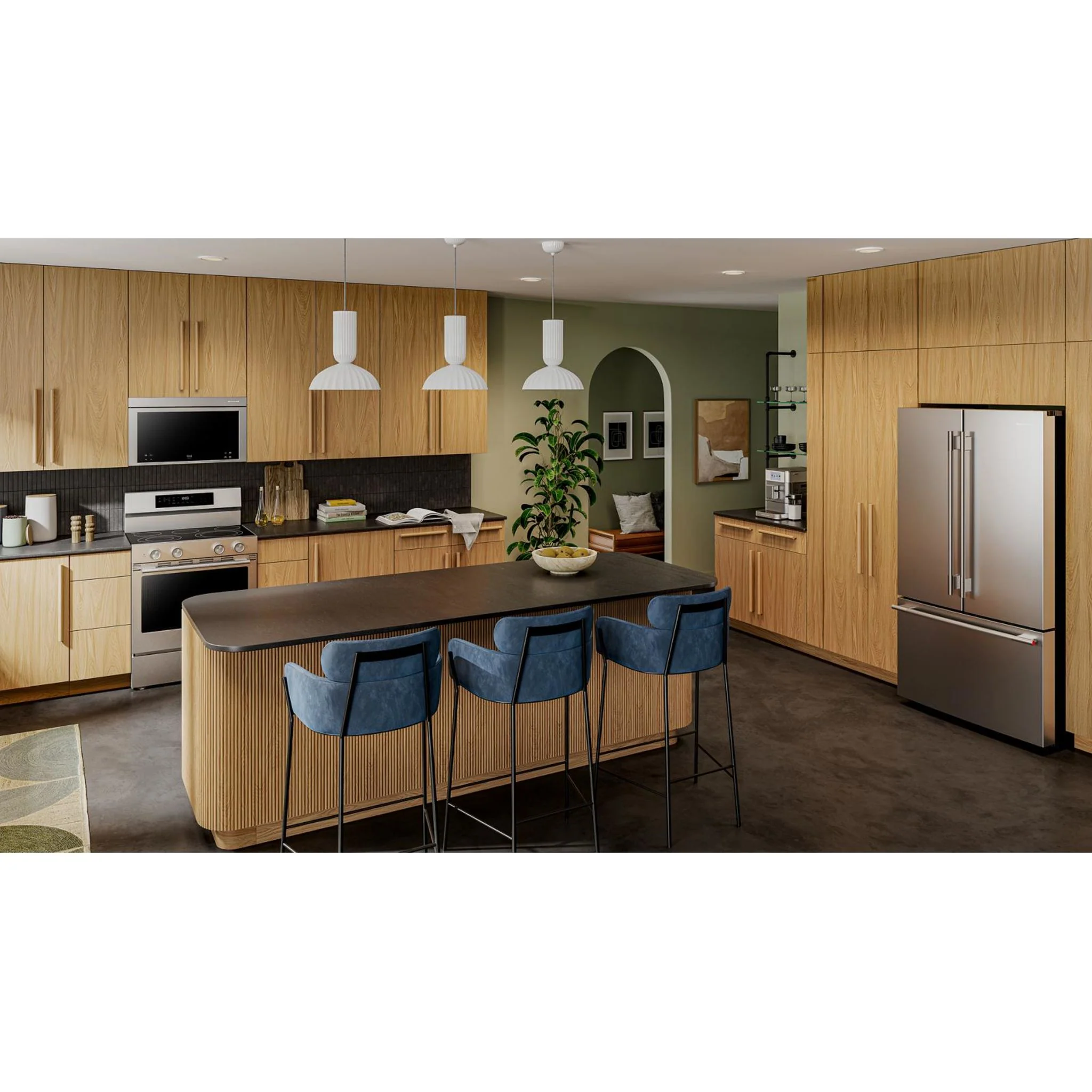KitchenAid 5.3 Cu. Ft. Freestanding Electric Range with Convection Cooking Modes -Fingerprint Resistant Stainless Steel (YKFES530SPS) - Image 21