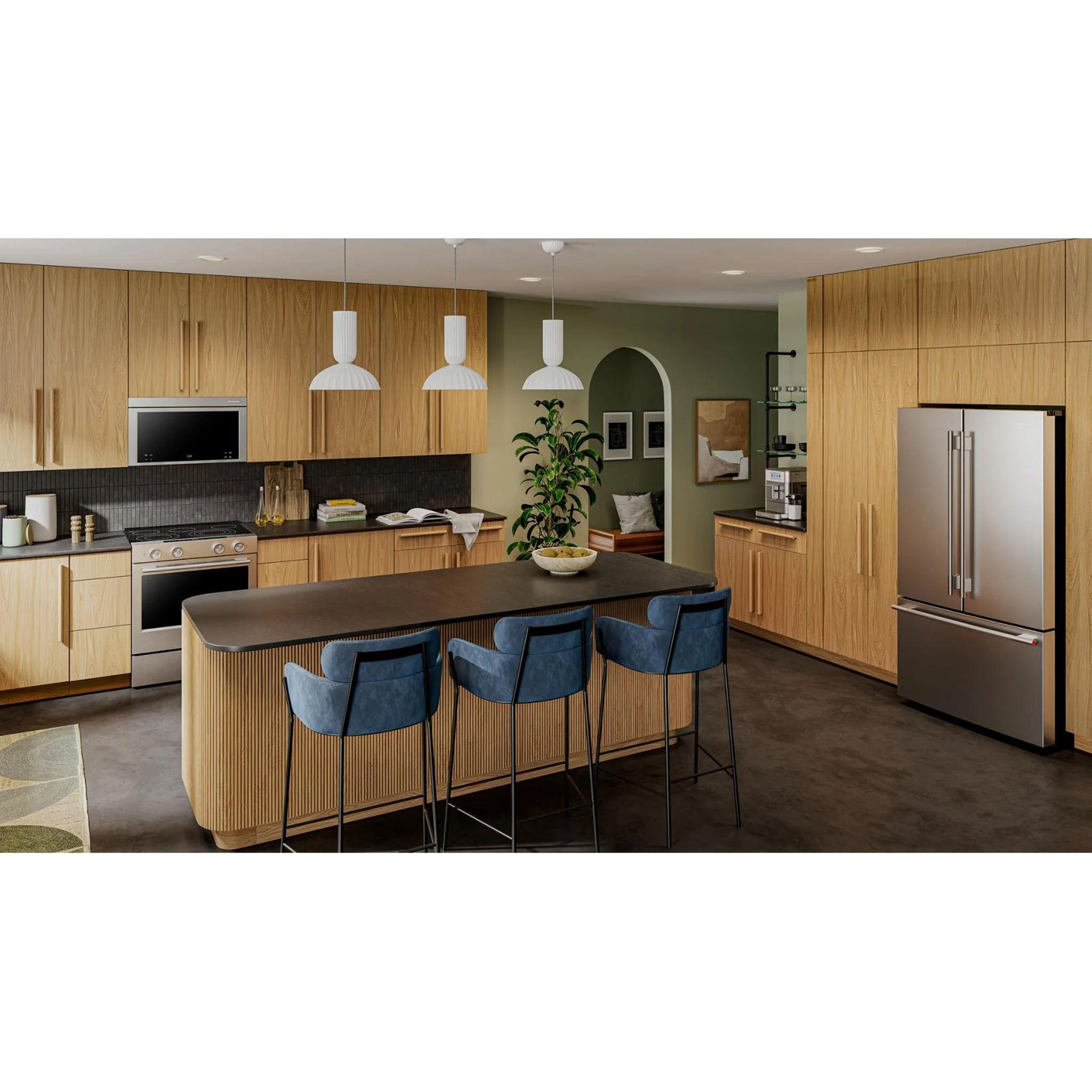 KitchenAid 5.3 Cu. Ft. Smart Slide-in Electric Range with Convection Cooking Modes -PrintShield™ Stainless Finish (YKSES330SPS) - Image 13