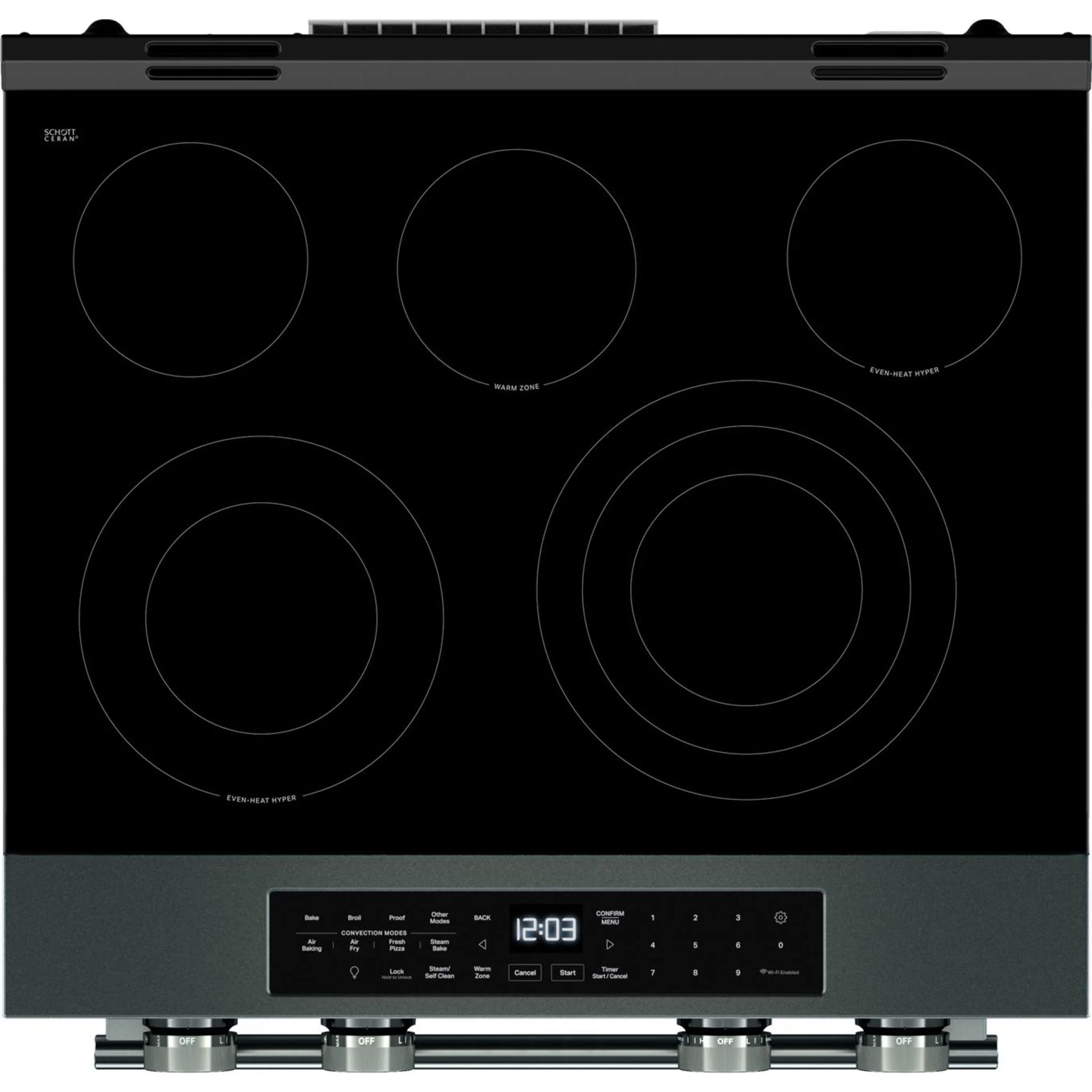 KitchenAid 5.3 Cu. Ft. Slide-in Electric Range with Two Even-HeatHyper Elements and Convection Cooking Modes -Juniper (YKSES530SJP) - Image 7