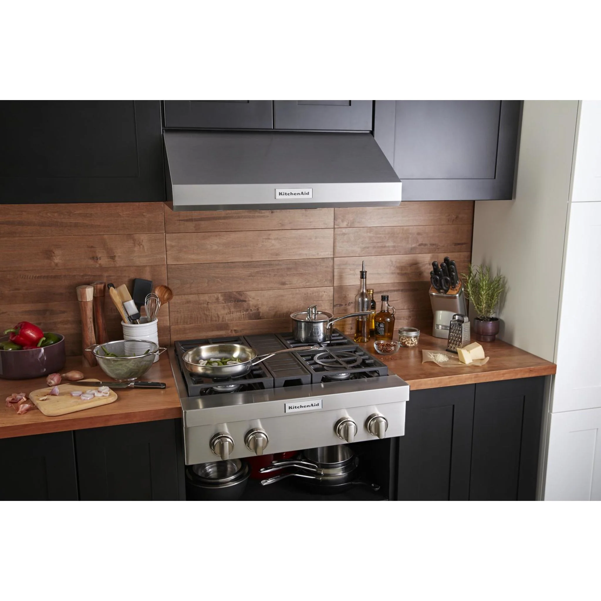 KitchenAid 30'' 4-Burner Commercial-Style Gas Rangetop -Stainless Steel (KCGC500JSS) - Image 10