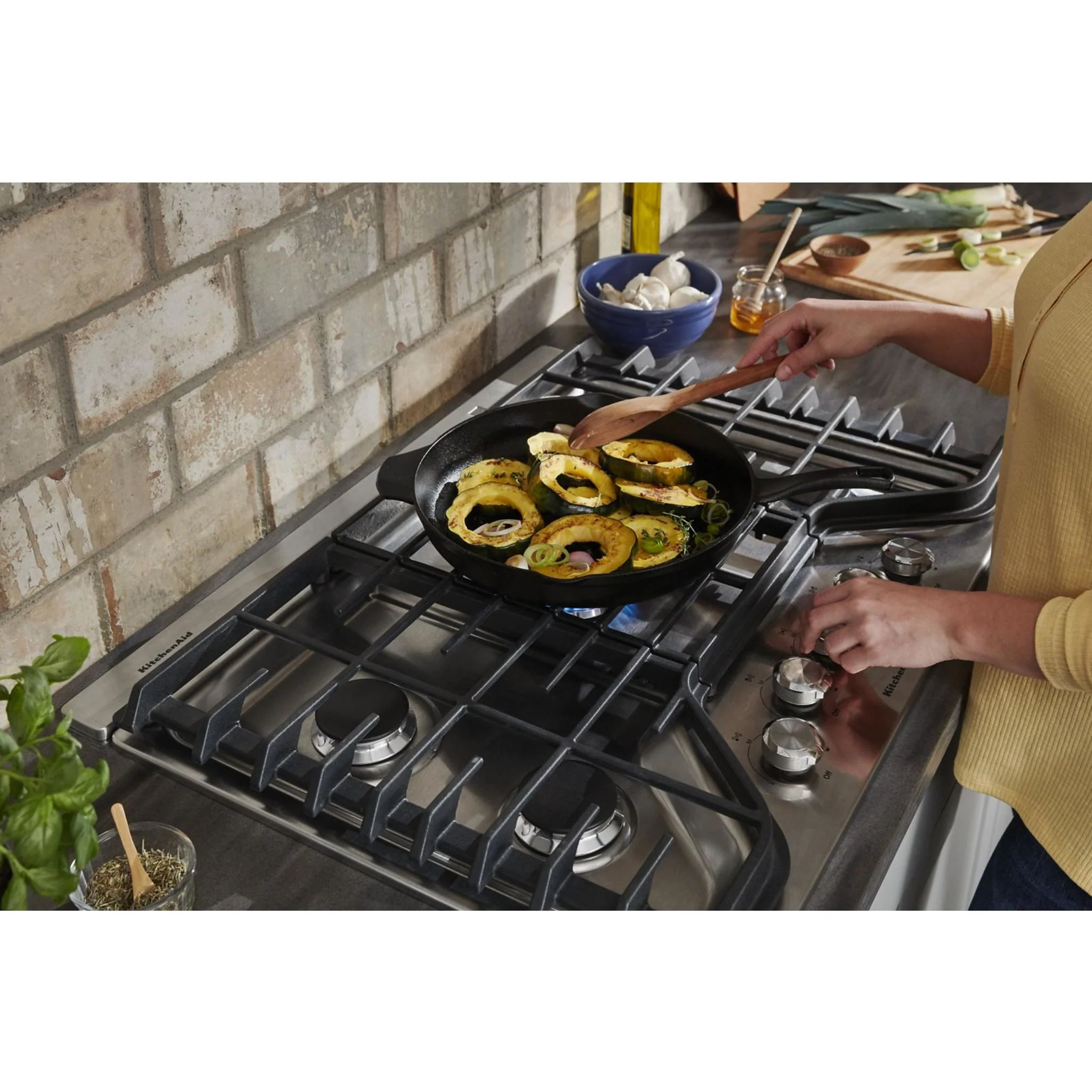 KitchenAid 30" 5-Burner Gas Cooktop -Stainless Steel (KCGS350ESS) - Image 28