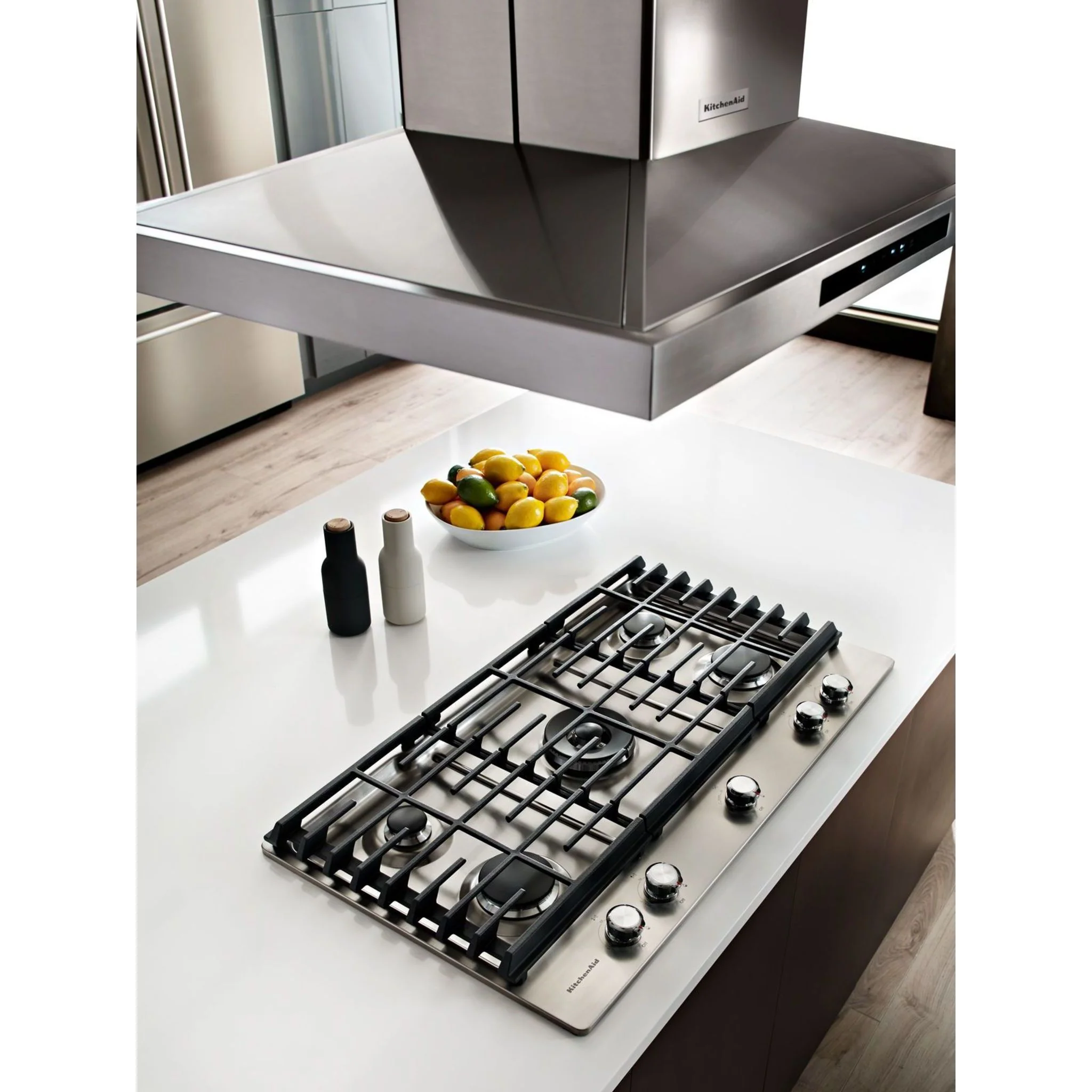 KitchenAid 30" 5-Burner Gas Cooktop -Stainless Steel (KCGS550ESS) - Image 16