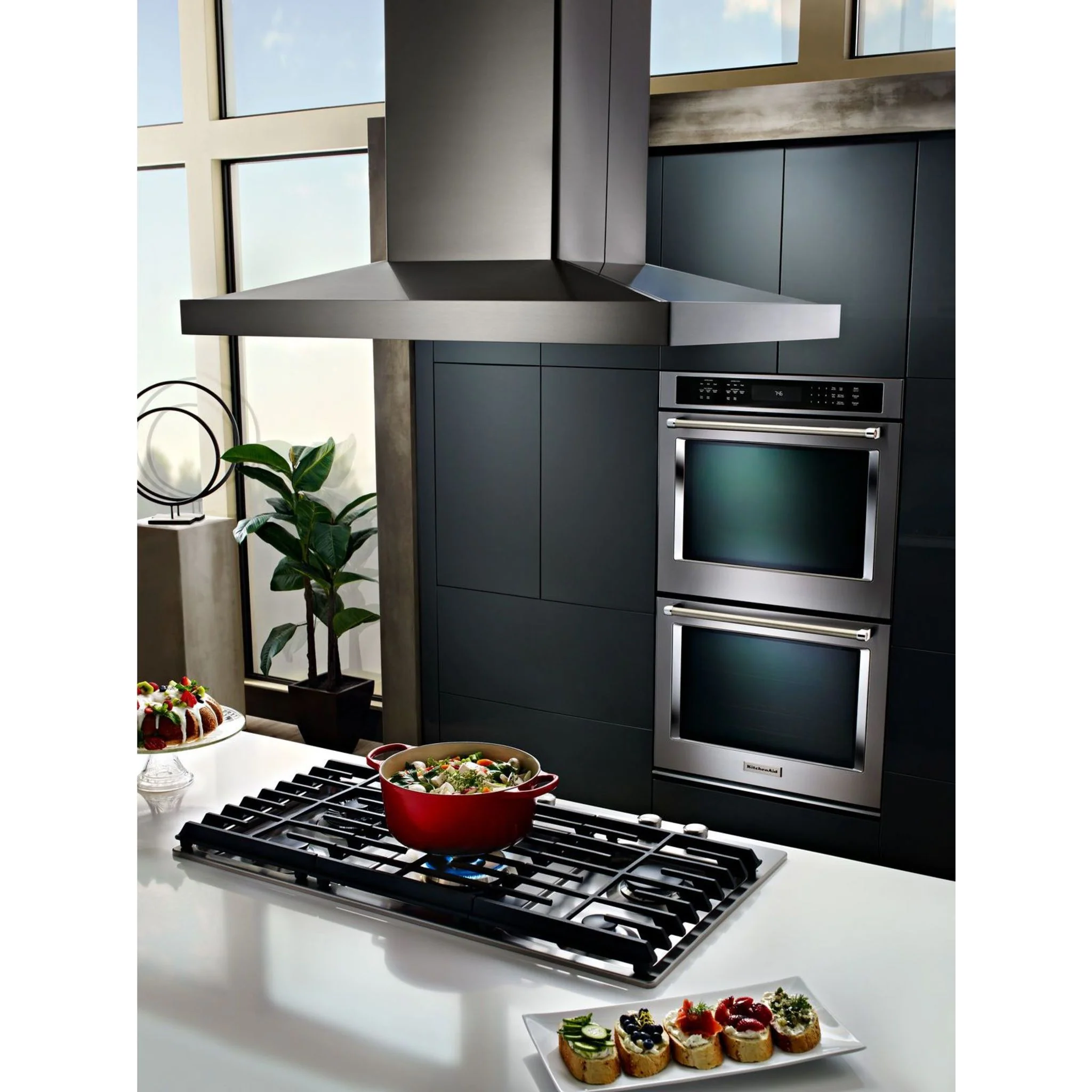 KitchenAid 30" 5-Burner Gas Cooktop with Griddle -Stainless Steel (KCGS950ESS) - Image 20