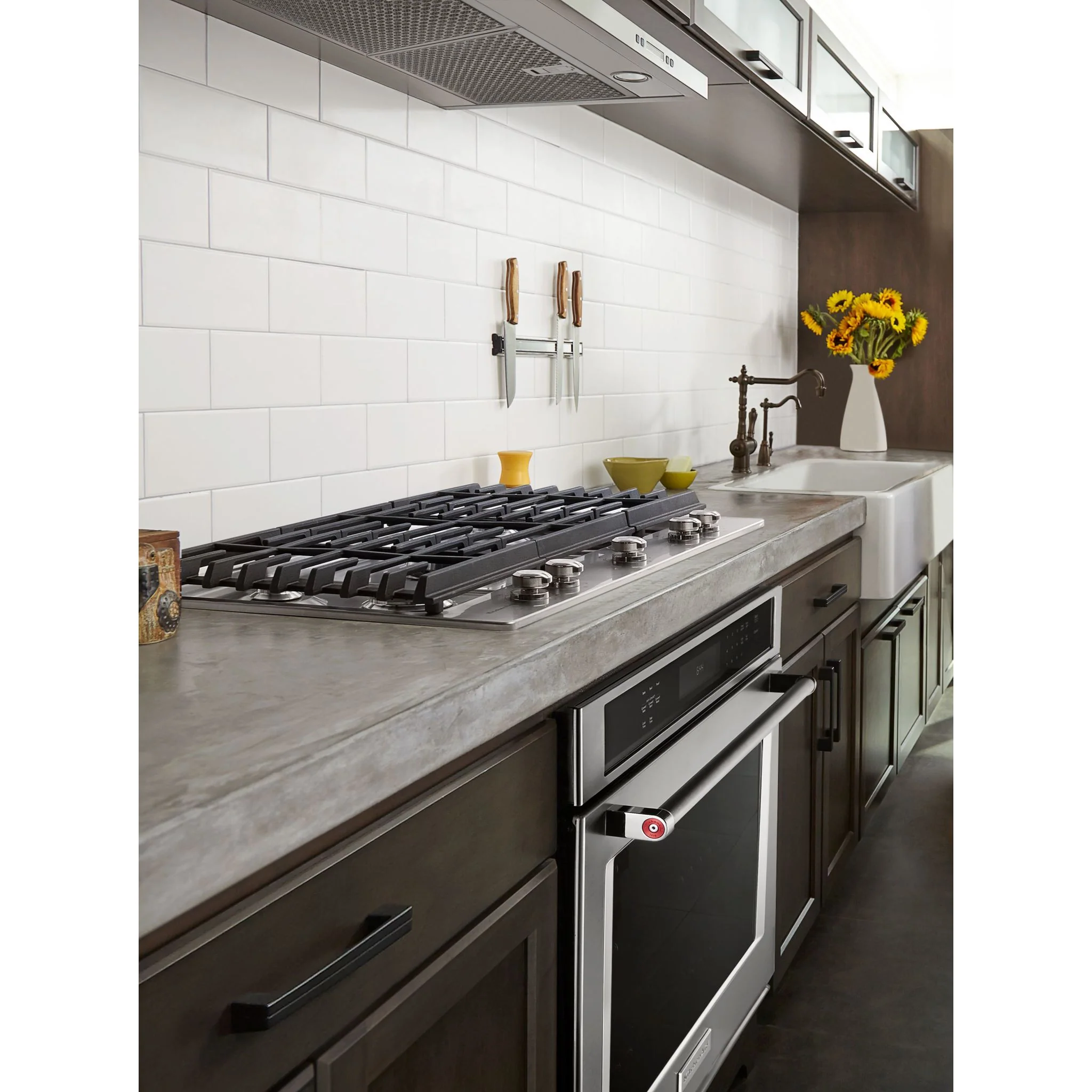 KitchenAid 30" 5-Burner Gas Cooktop with Griddle -Stainless Steel (KCGS950ESS) - Image 3