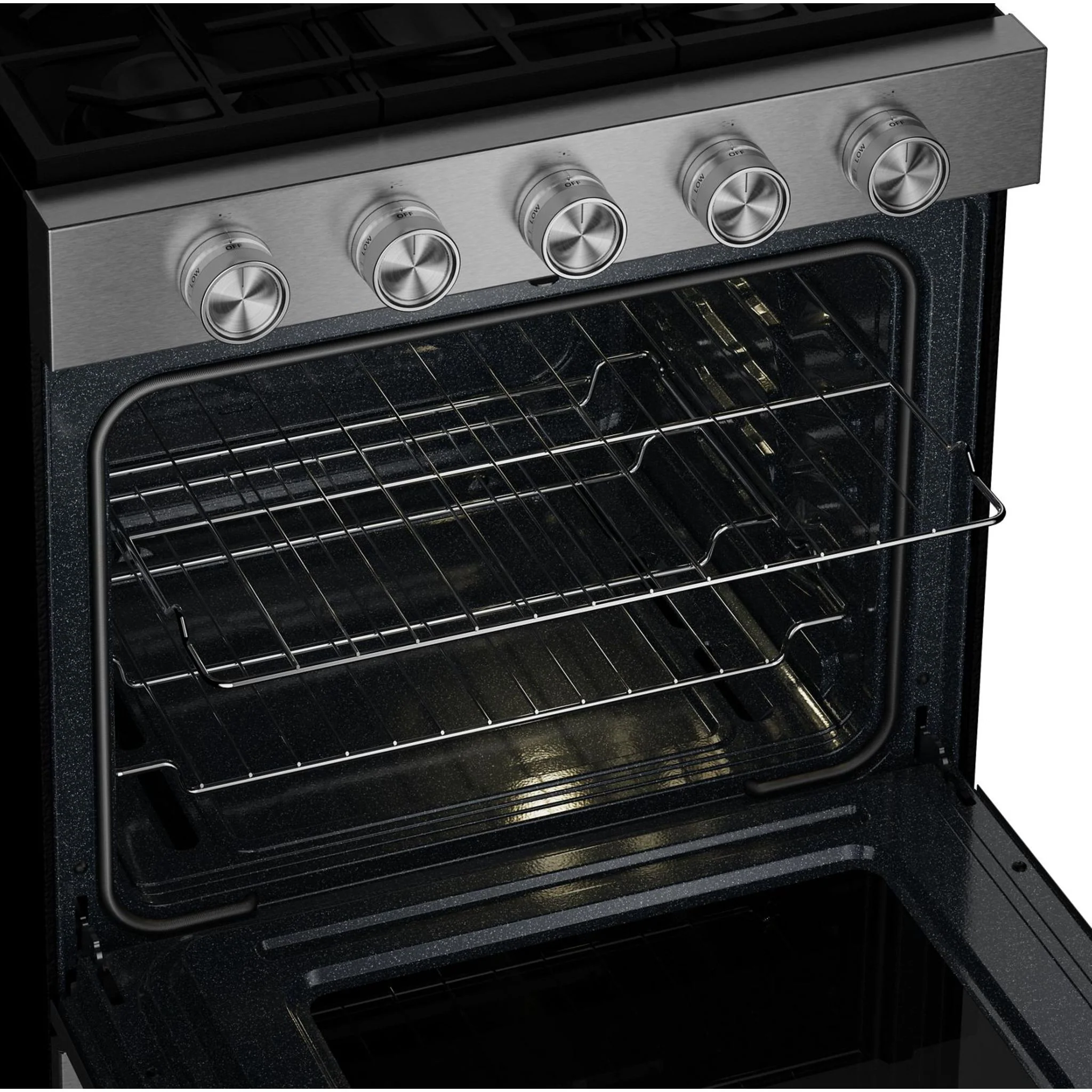 KitchenAid 5.0 Cu. Ft. Smart Freestanding Gas Range with Convection Cooking Modes -Fingerprint Resistant Stainless Steel (KFGS530SPS) - Image 21