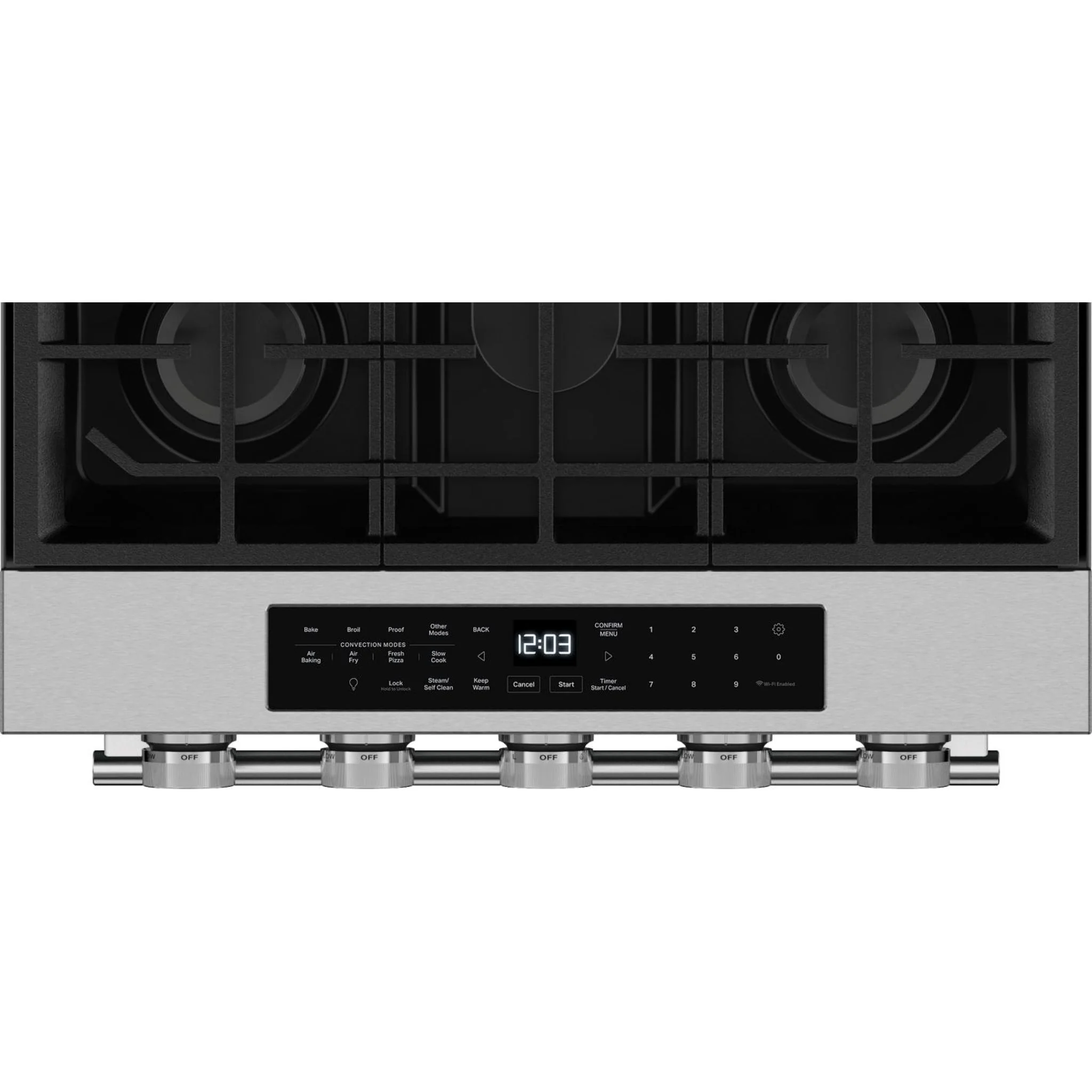 KitchenAid 5.0 Cu. Ft. Smart Slide-in Gas Range with Convection Cooking Modes -Fingerprint Resistant Stainless Steel (KSGS330SPS) - Image 15