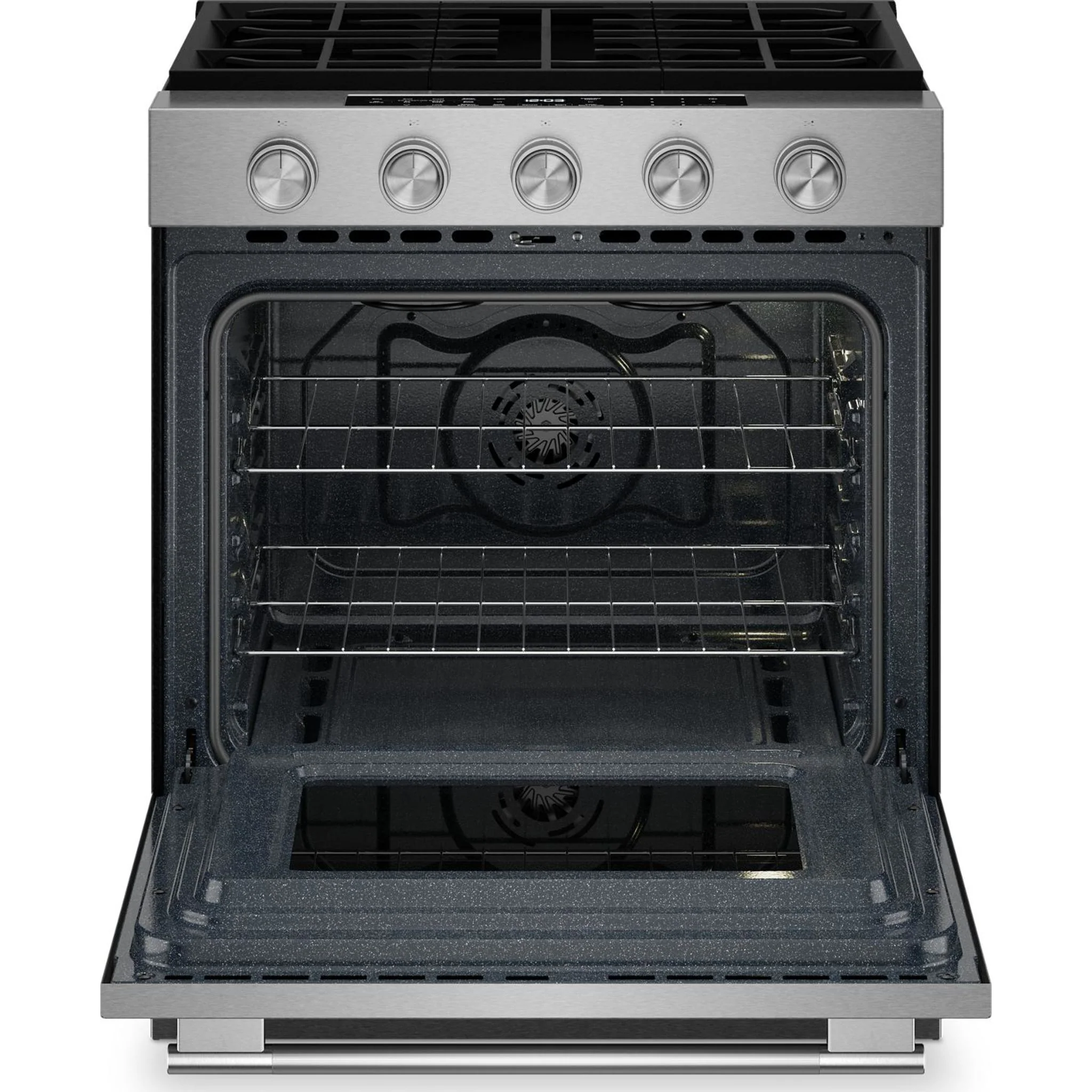 KitchenAid 5.0 Cu. Ft. Smart Slide-in Gas Range with Convection Cooking Modes -Fingerprint Resistant Stainless Steel (KSGS330SPS) - Image 6