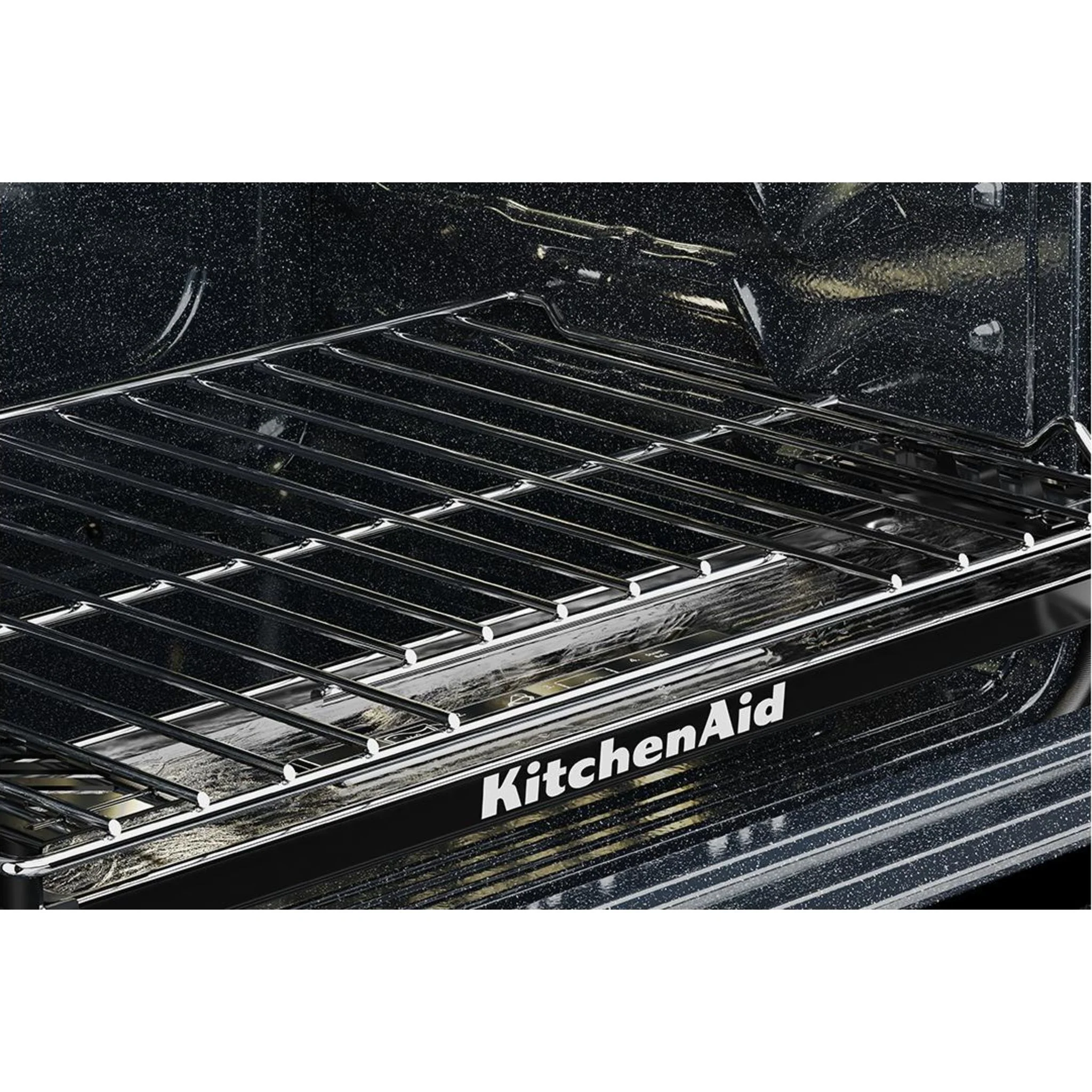 KitchenAid 5.0 Cu. Ft. Smart Slide-in Gas Range with Convection Cooking Modes and 2-in-1 Burner -Black Ore (KSGS530SBE) - Image 13