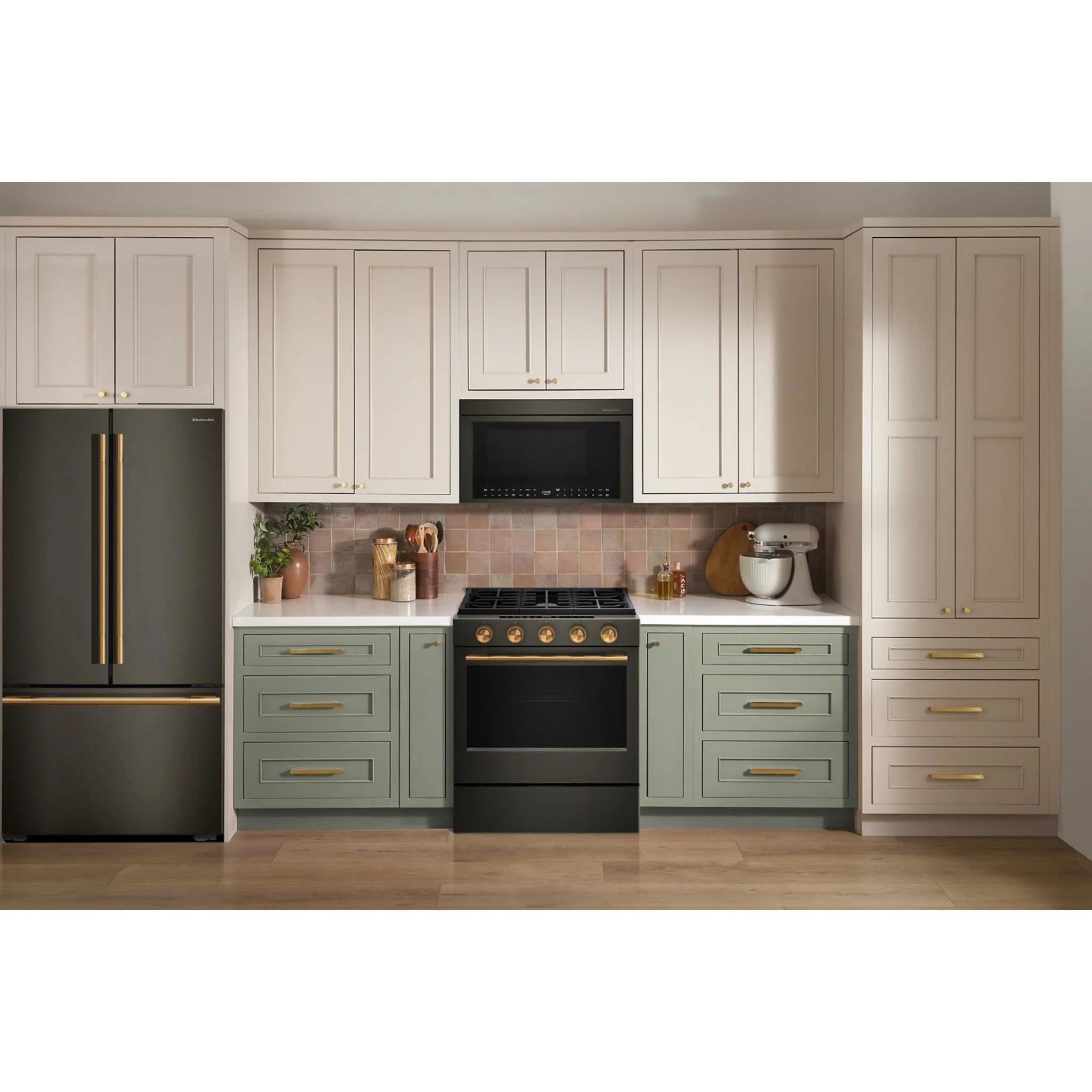 KitchenAid 5.0 Cu. Ft. Smart Slide-in Gas Range with Convection Cooking Modes and 2-in-1 Burner -Black Ore (KSGS530SBE) - Image 18