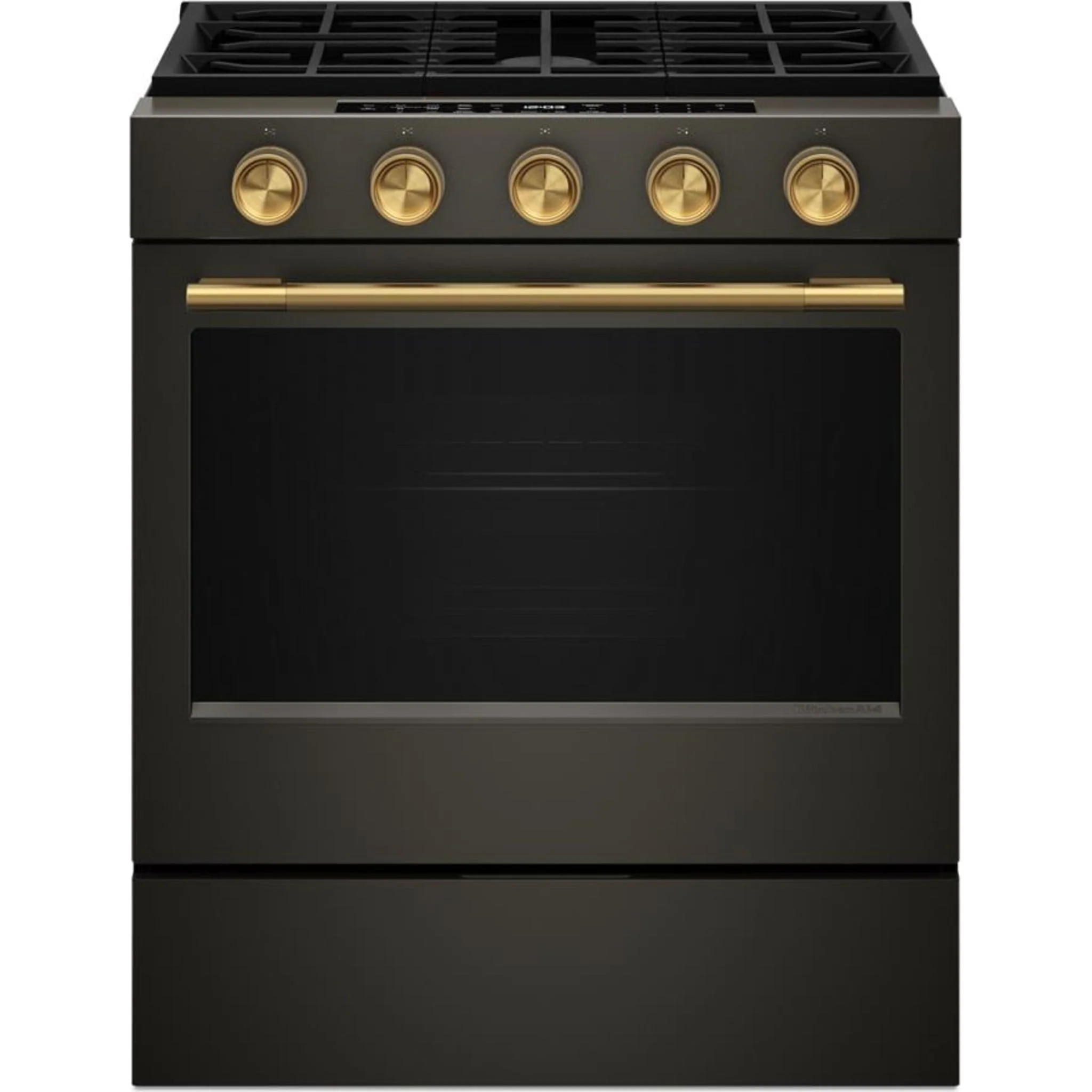 KitchenAid 5.0 Cu. Ft. Smart Slide-in Gas Range with Convection Cooking Modes and 2-in-1 Burner -Black Ore (KSGS530SBE) - Image 21