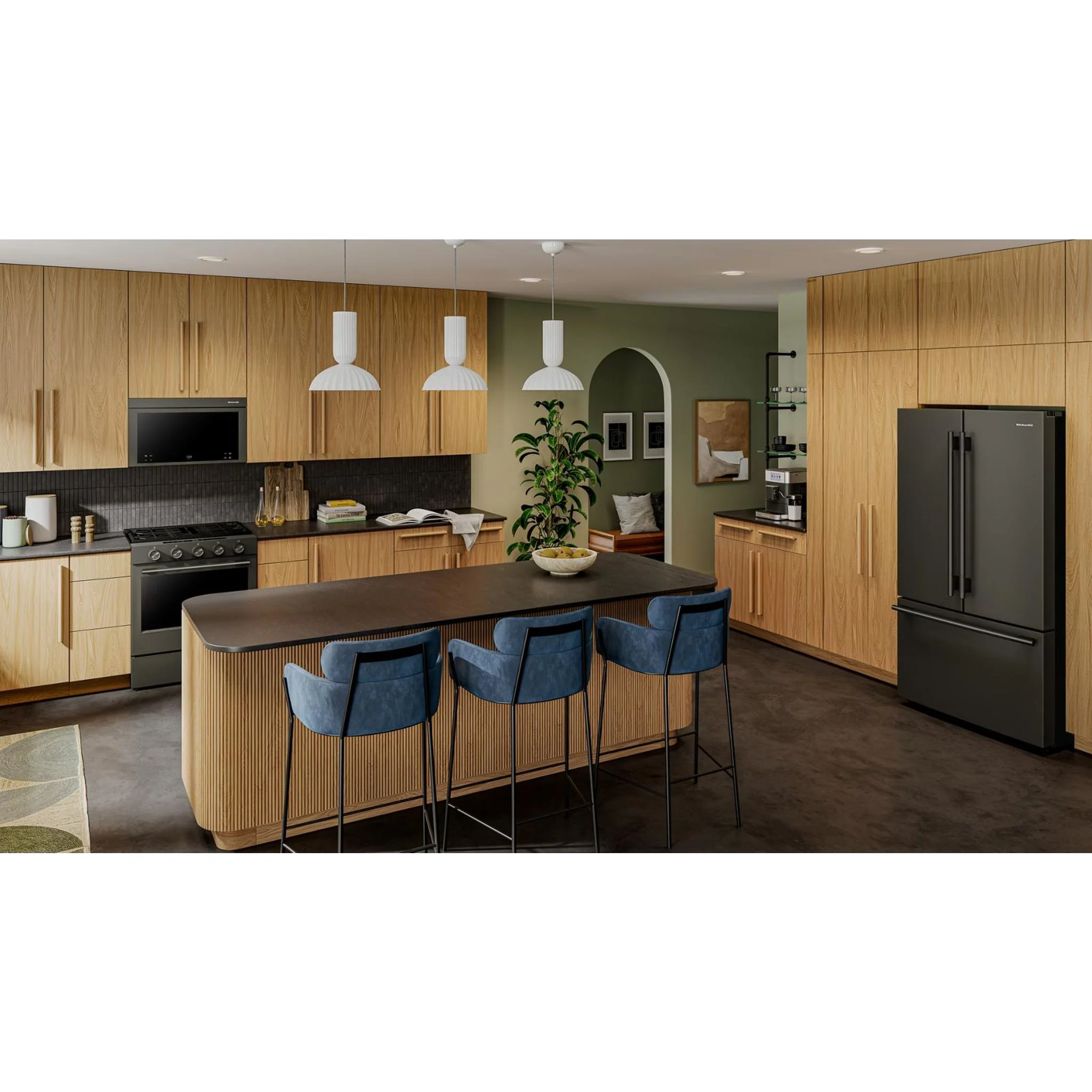KitchenAid 5.0 Cu. Ft. Smart Slide-in Gas Range with Convection Cooking Modes and 2-in-1 Burner -Black Ore (KSGS530SBE) - Image 31