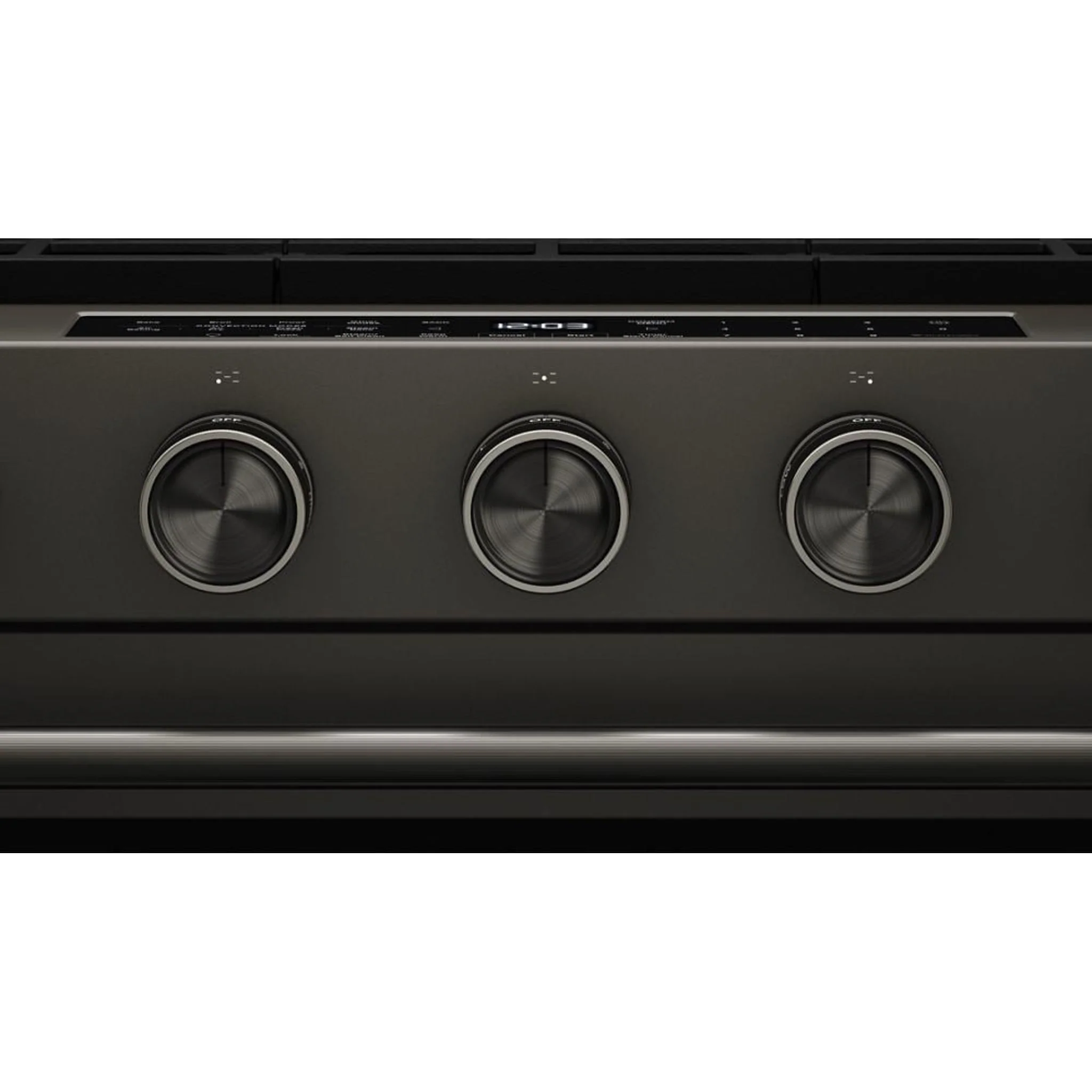 KitchenAid 5.0 Cu. Ft. Smart Slide-in Gas Range with Convection Cooking Modes and 2-in-1 Burner -Black Ore (KSGS530SBE) - Image 5