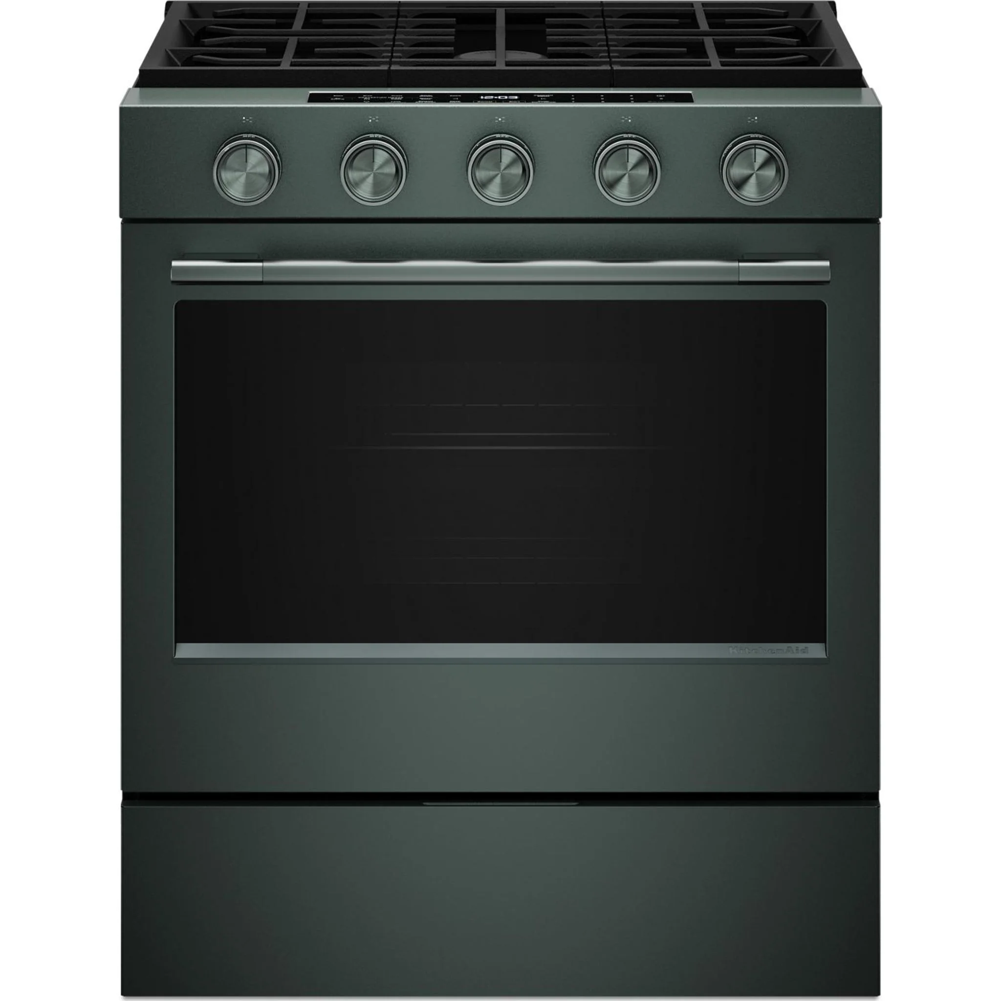 KitchenAid 5.0 Cu. Ft. Smart Slide-in Gas Range with Convection Cooking Modes and 2-in-1 Burner -Juniper (KSGS530SJP)