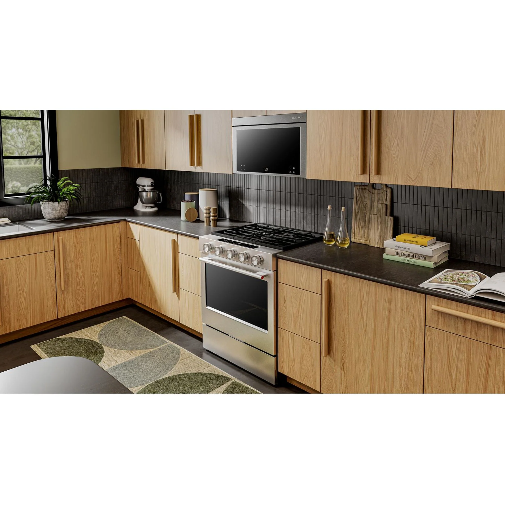 KitchenAid 5.0 Cu. Ft. Smart Slide-in Gas Range with Convection Cooking Modes and 2-in-1 Burner -Fingerprint Resistant Stainless Steel (KSGS530SPS) - Image 32
