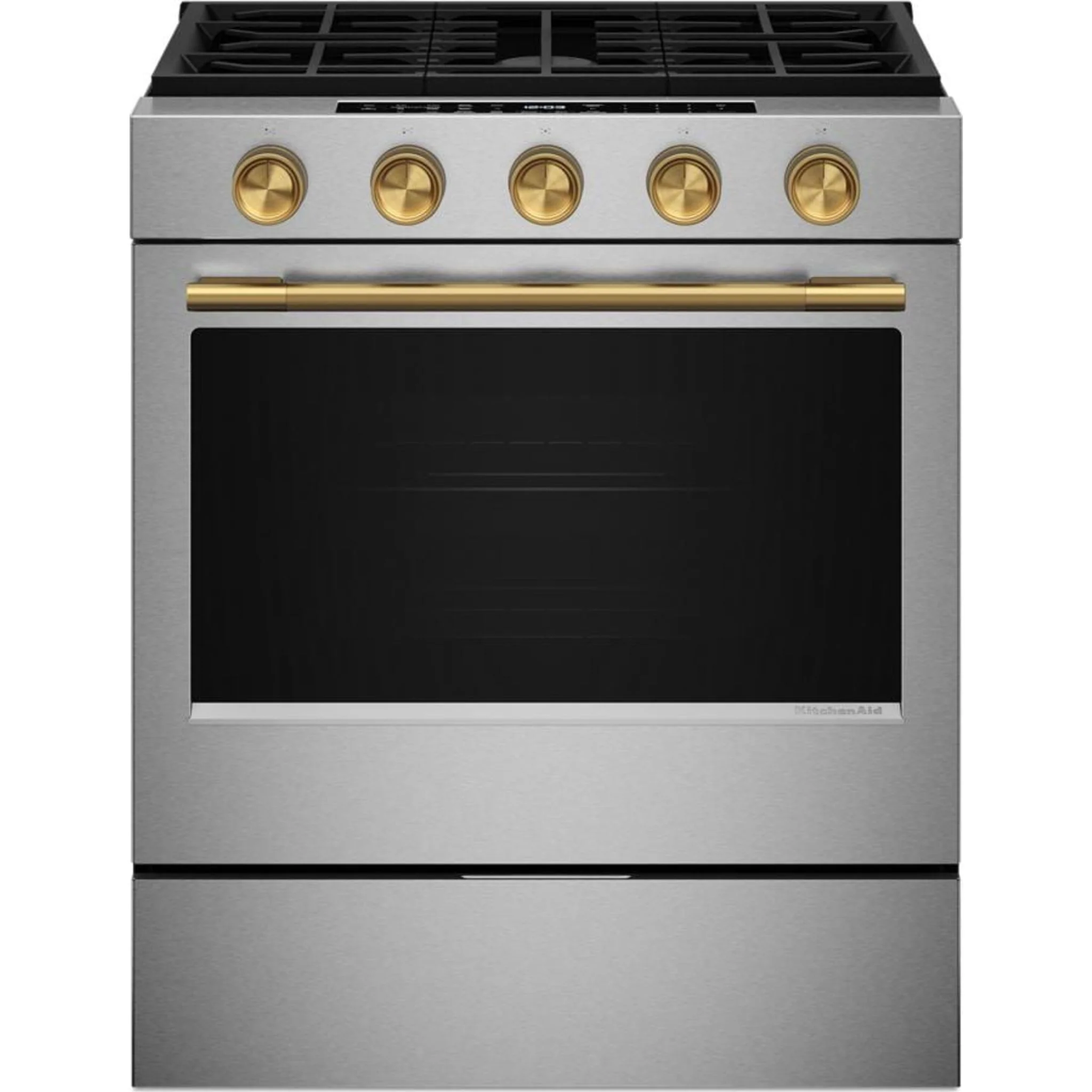 KitchenAid 5.0 Cu. Ft. Smart Slide-in Gas Range with Convection Cooking Modes and 2-in-1 Burner -Fingerprint Resistant Stainless Steel (KSGS530SPS) - Image 34