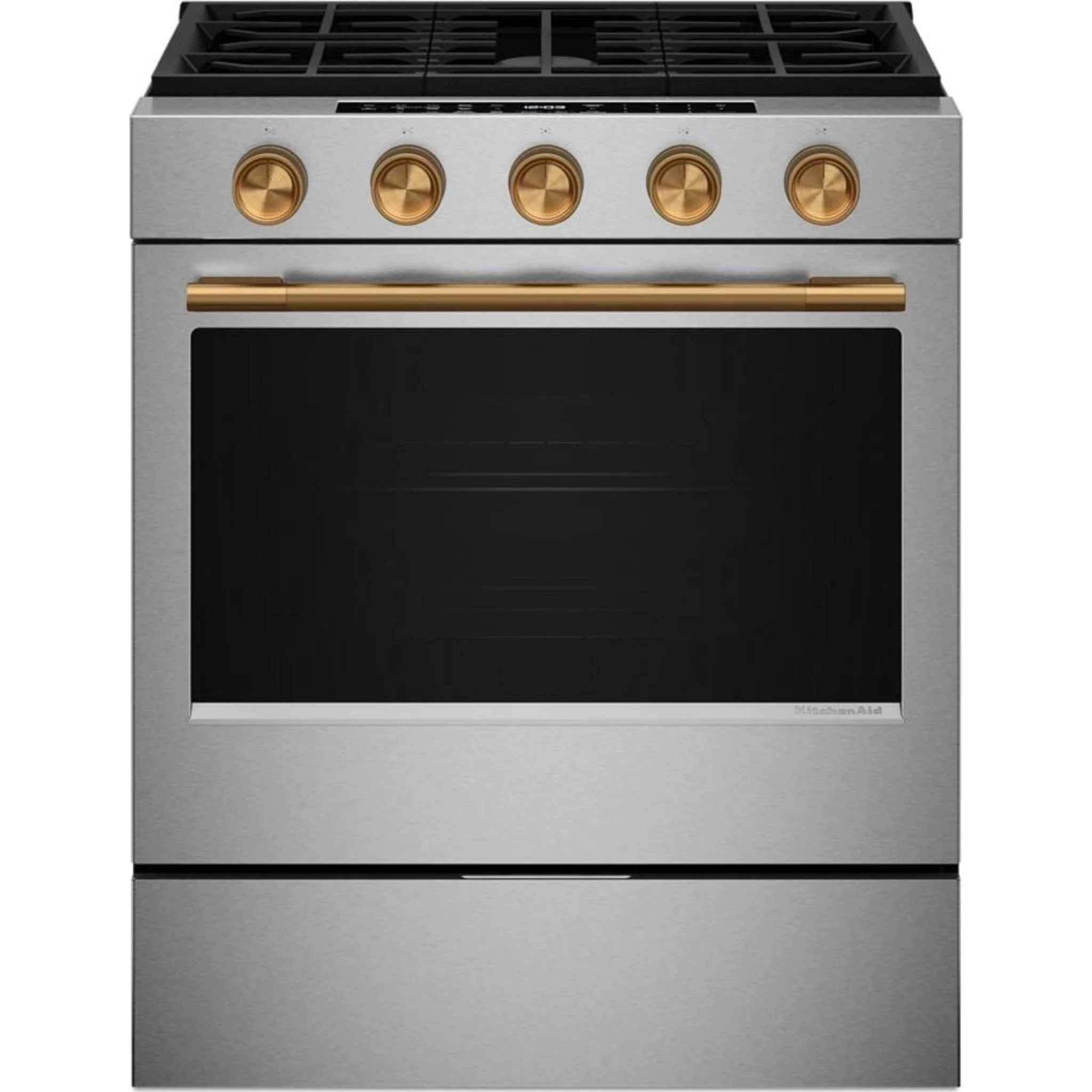KitchenAid 5.0 Cu. Ft. Smart Slide-in Gas Range with Convection Cooking Modes and 2-in-1 Burner -Fingerprint Resistant Stainless Steel (KSGS530SPS) - Image 35