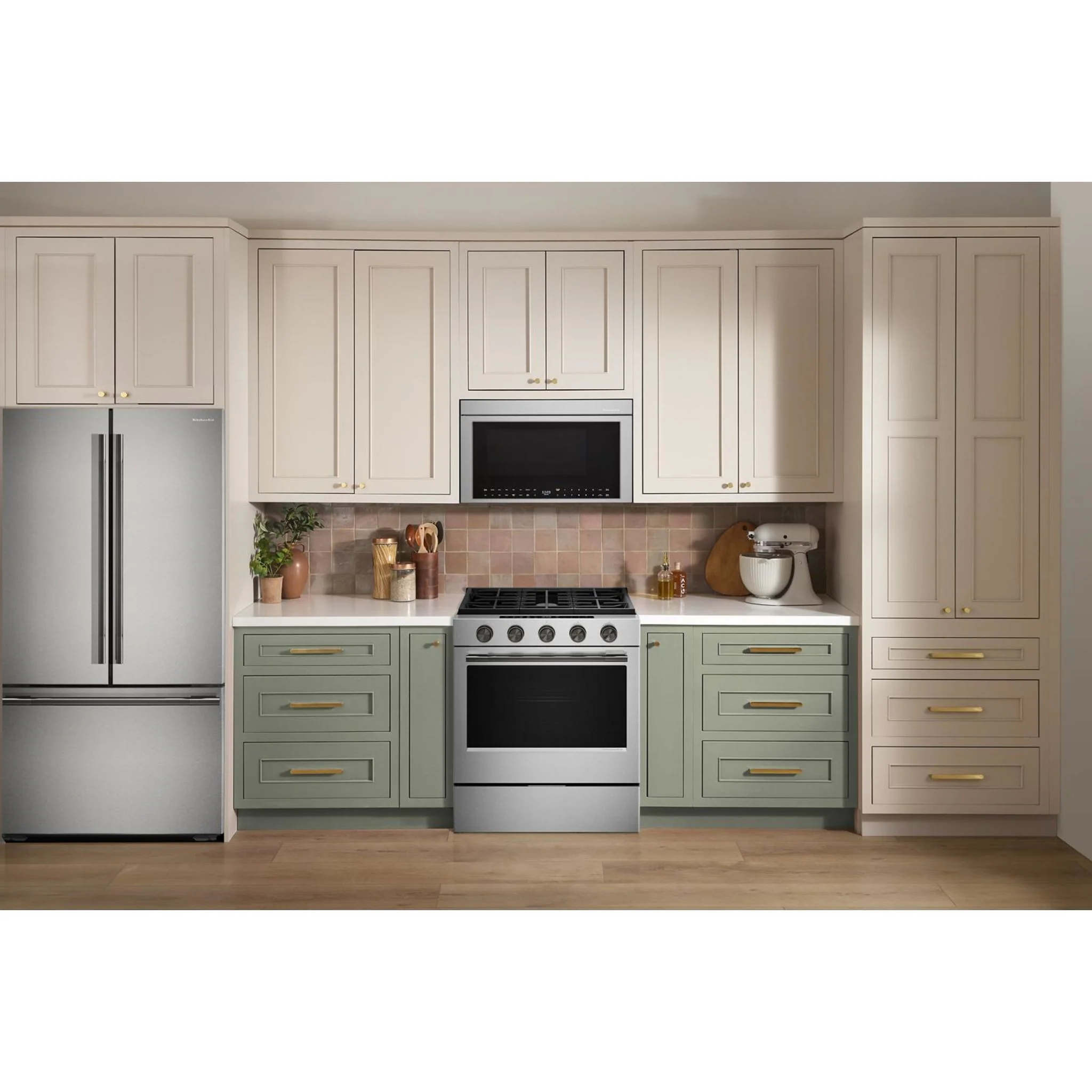 KitchenAid 5.0 Cu. Ft. Smart Slide-in Gas Range with Convection Cooking Modes and 2-in-1 Burner -Fingerprint Resistant Stainless Steel (KSGS530SPS) - Image 9