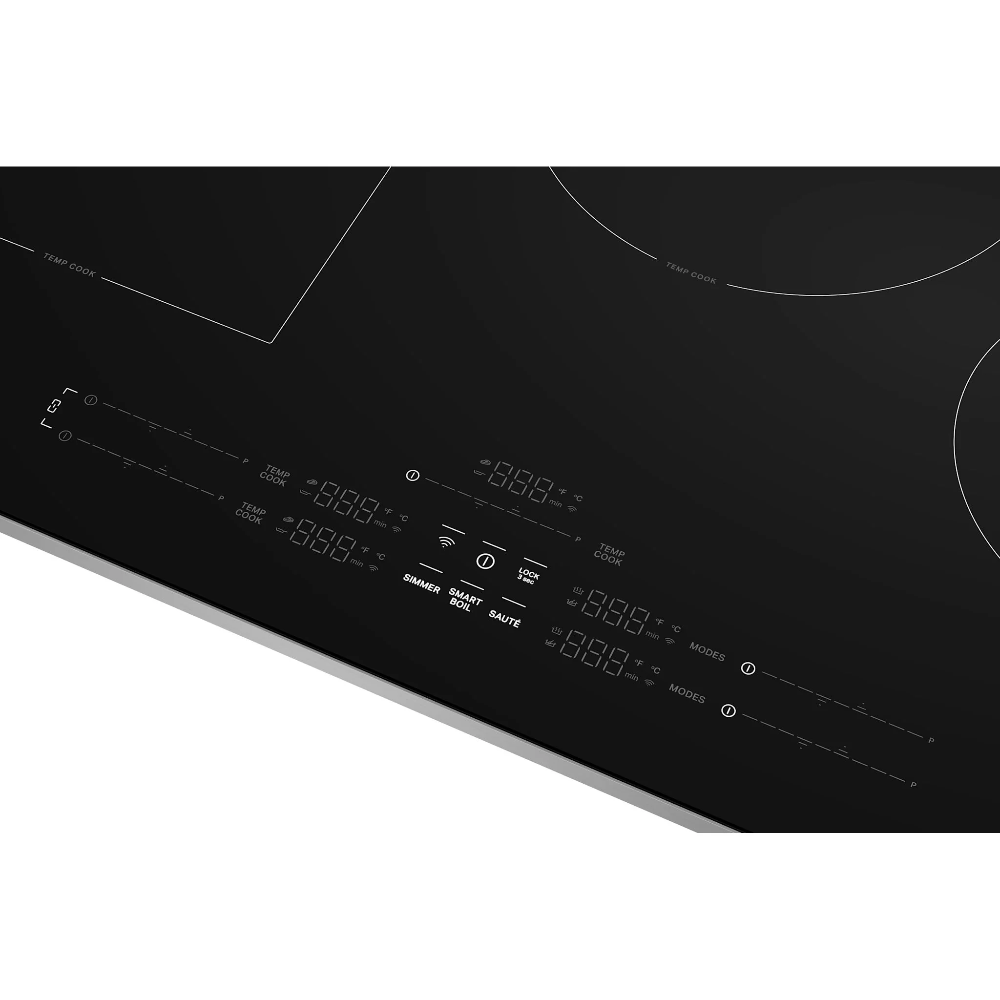 KitchenAid 30" Temp CookInduction Cooktop with 5 Cooking Zones -Black (KCIT730SBL) - Image 4