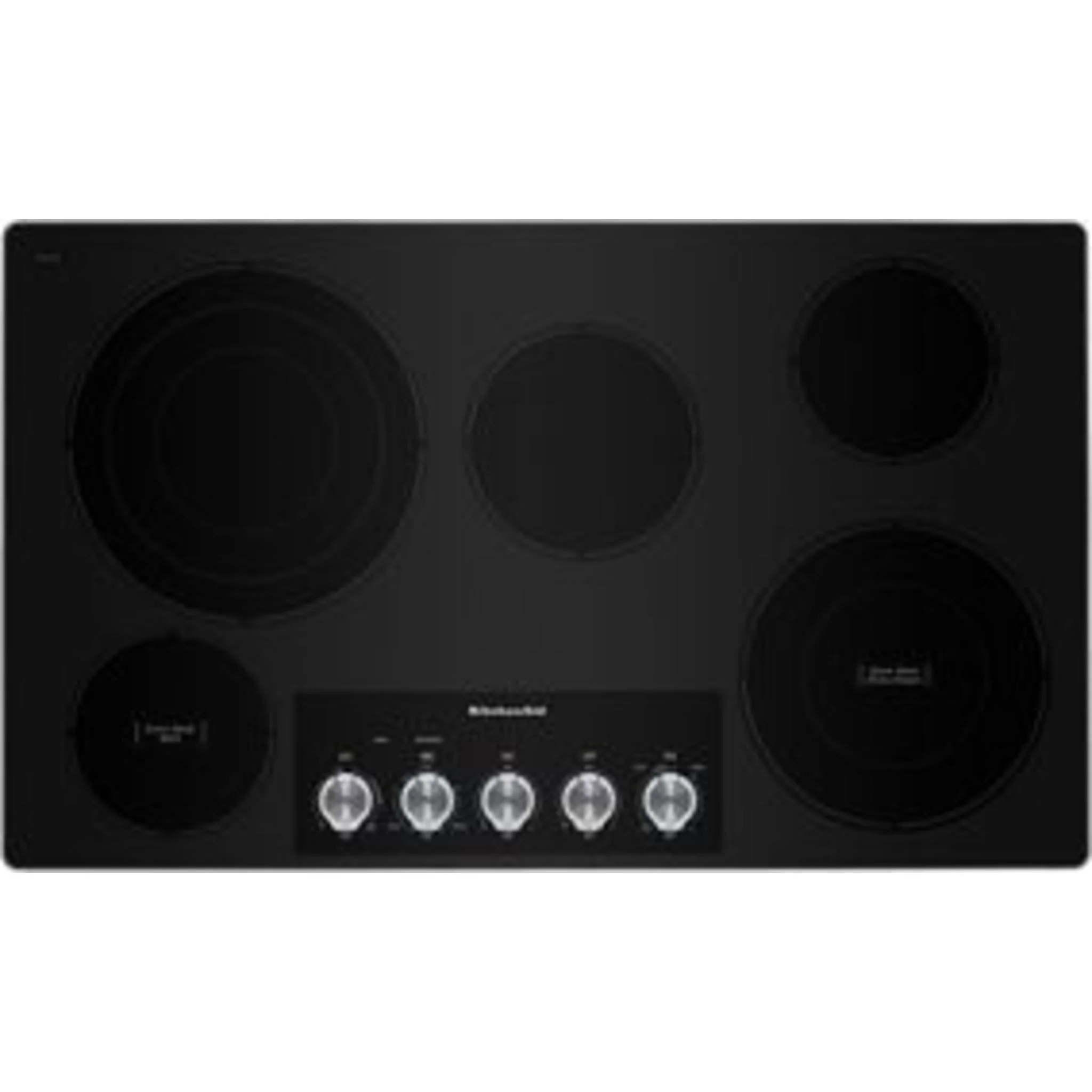KitchenAid 36" Electric Cooktop with 5 Elements and Knob Controls -Stainless Steel (KCES556HSS) - Image 7