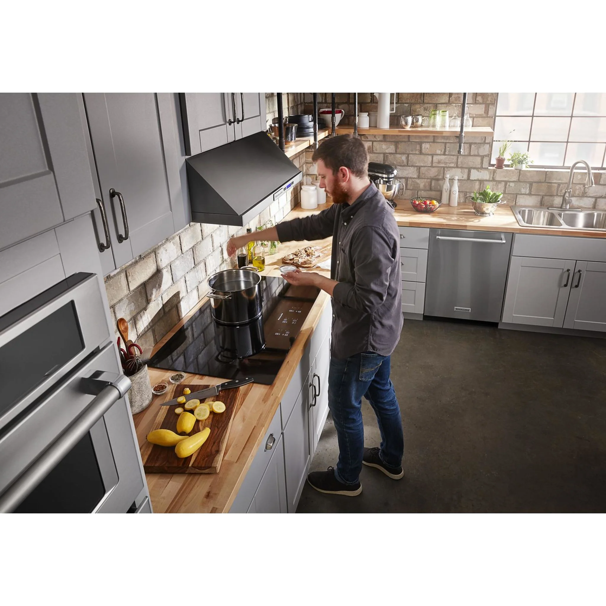 KitchenAid 36" Electric Cooktop with 5 Elements and Touch-Activated Controls -Black (KCES956KBL) - Image 14