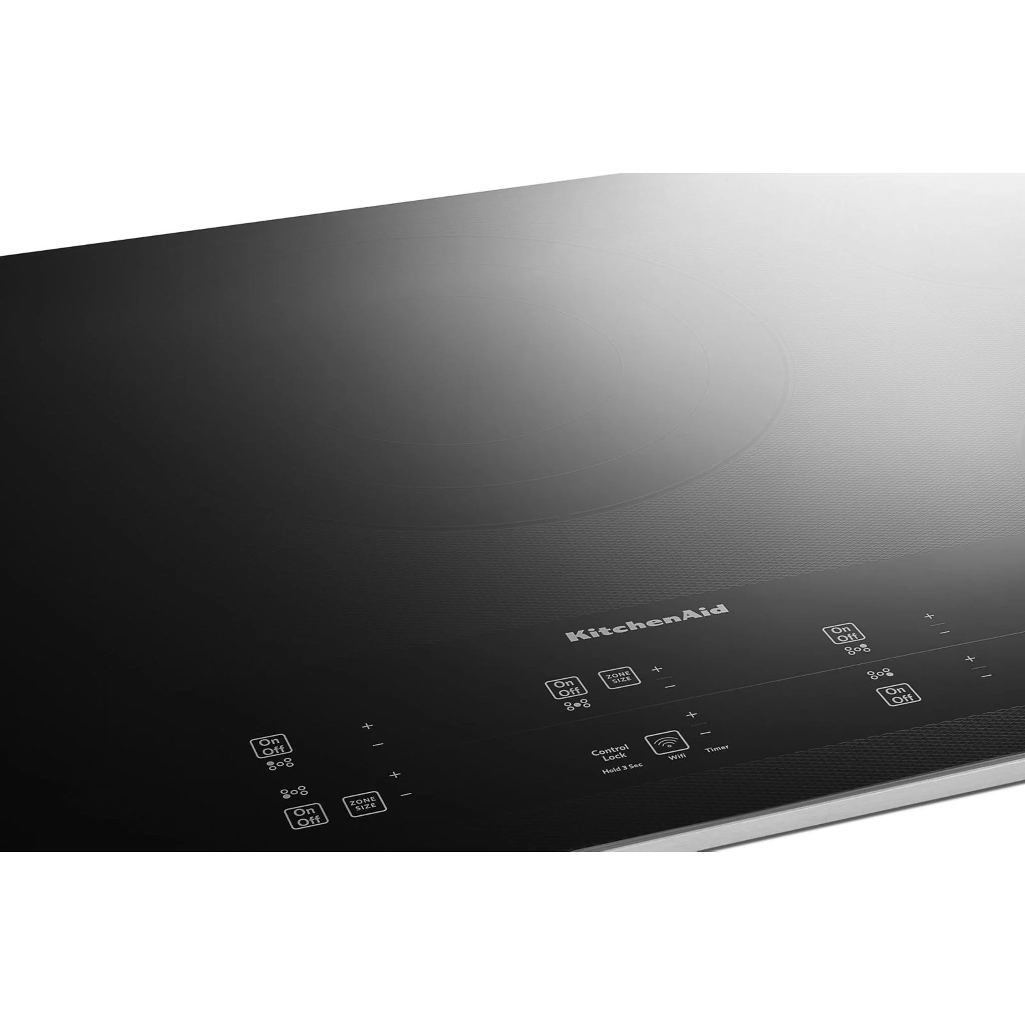 KitchenAid 36" Electric Cooktop with 5 Elements and Touch-Activated Controls -Stainless Steel (KCES956KSS) - Image 9