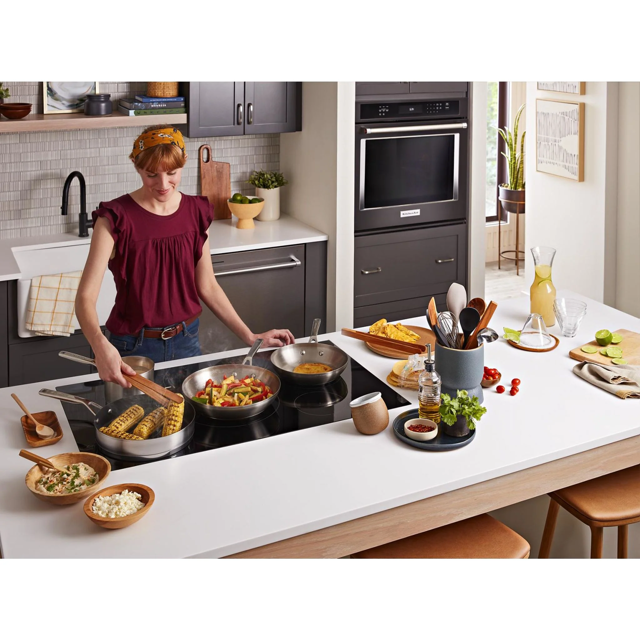 KitchenAid 36-Inch 5-Element Sensor Induction Cooktop -Black (KCIG556JBL) - Image 19