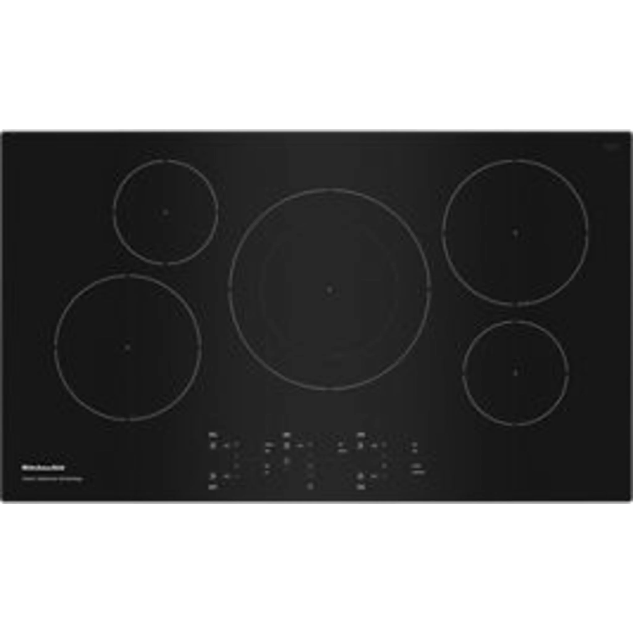 KitchenAid 36-Inch 5-Element Sensor Induction Cooktop -Black (KCIG556JBL) - Image 2