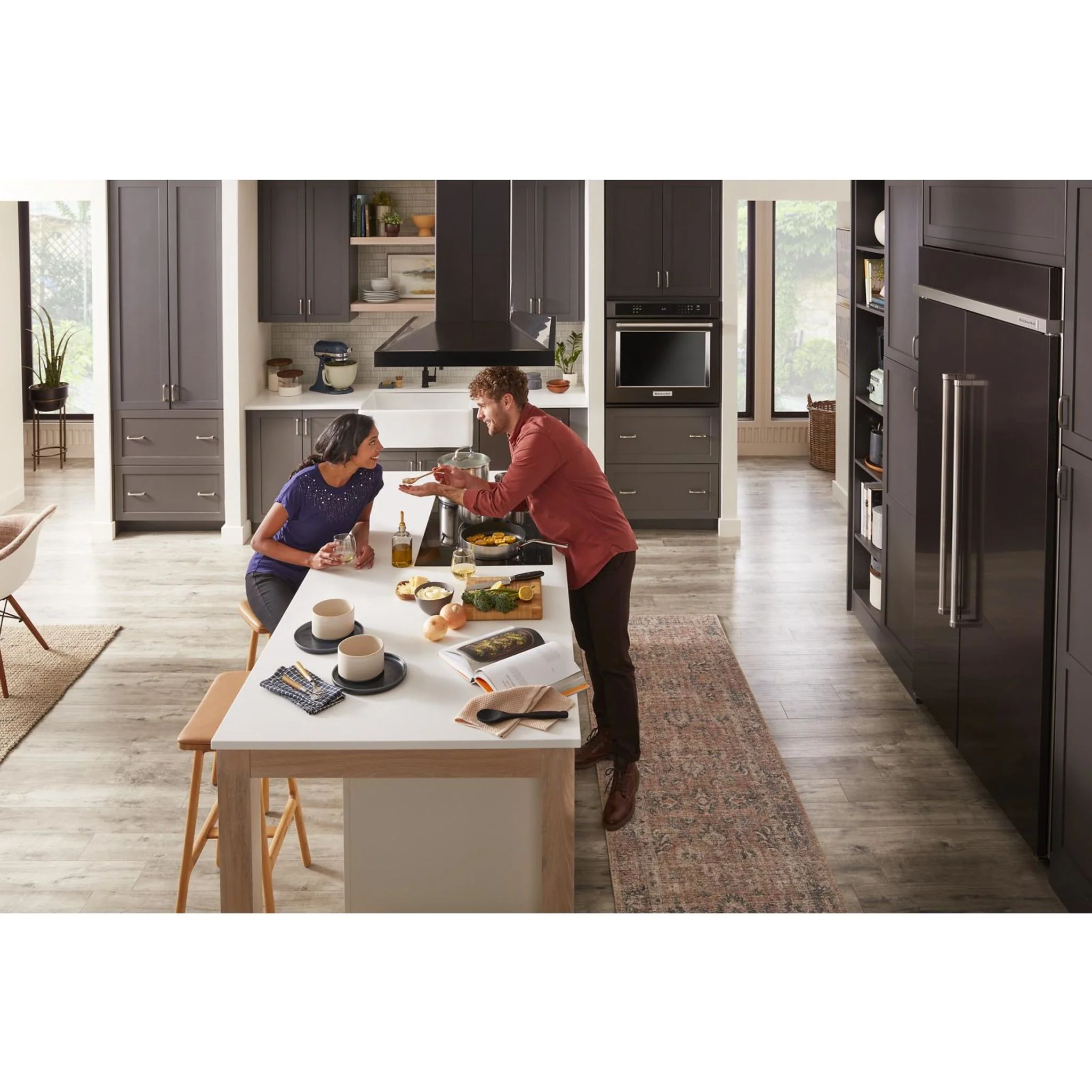 KitchenAid 36-Inch 5-Element Sensor Induction Cooktop -Black (KCIG556JBL) - Image 21