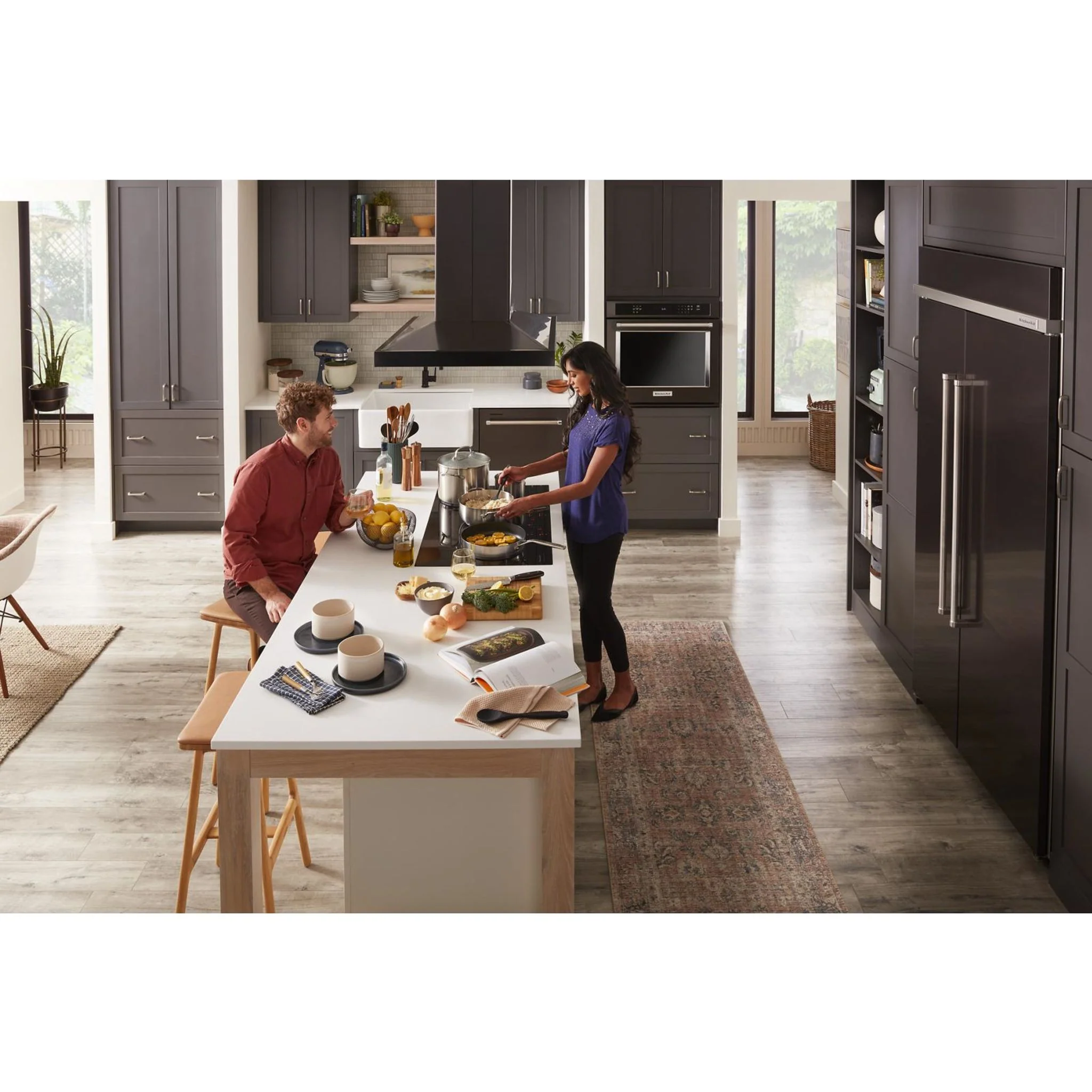KitchenAid 36-Inch 5-Element Sensor Induction Cooktop -Black (KCIG556JBL) - Image 24